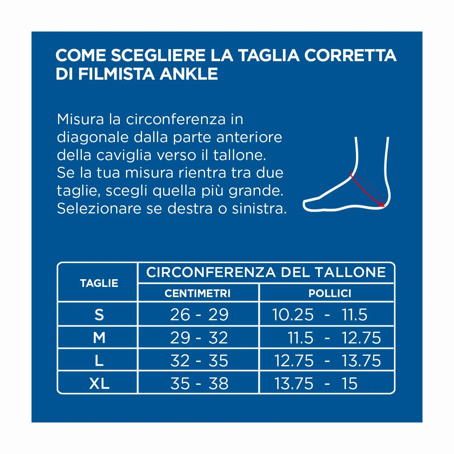 Zamst Filmista Ankle - Cavigliera Ultra Sottile Supporto Caviglia per Slogature Calcio Atletica