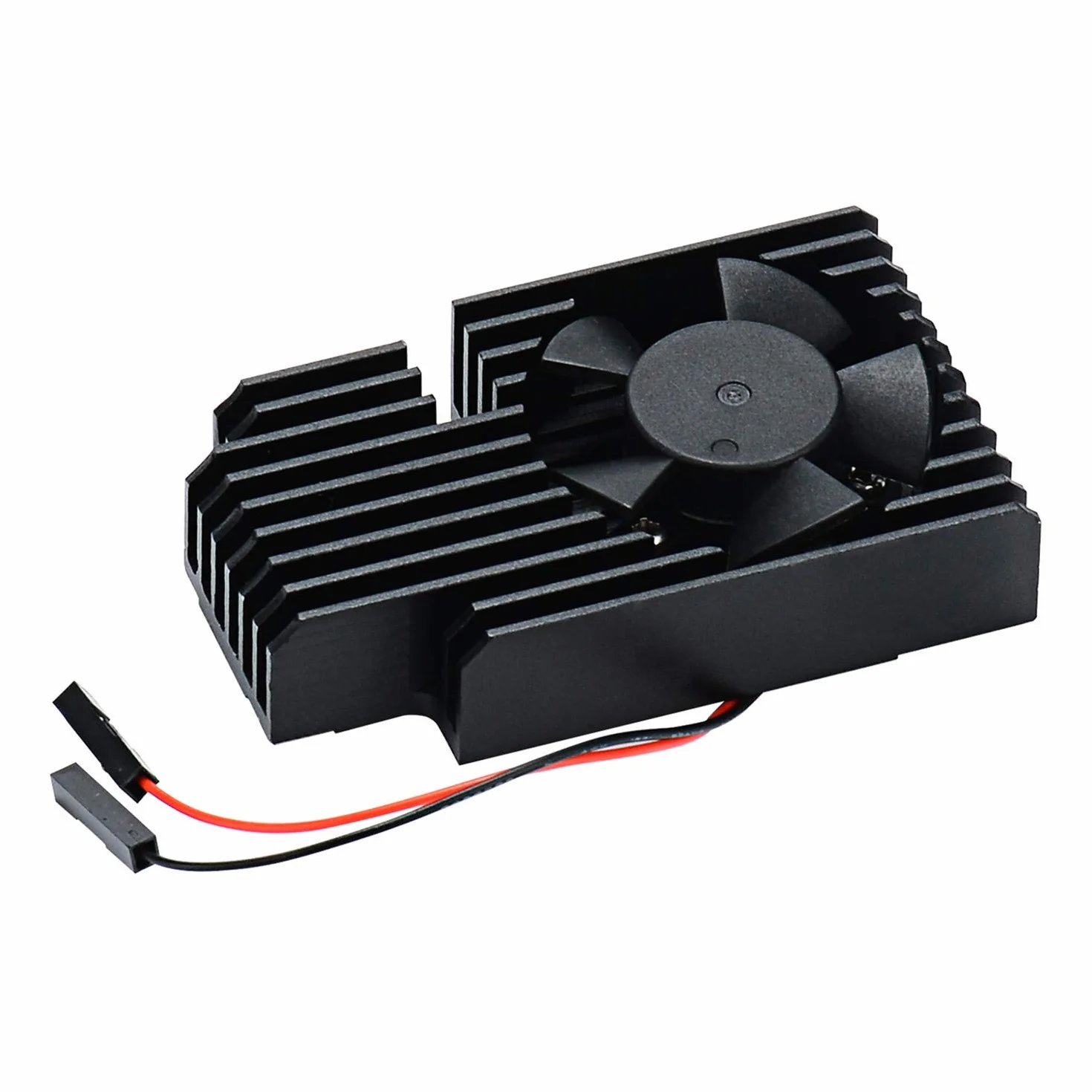 GeeekPi Raspberry Pi 4 Kit ventole di raffreddamento, dissipatore in alluminio con ventola di raffreddamento per Raspberry Pi 4 B & 3B +