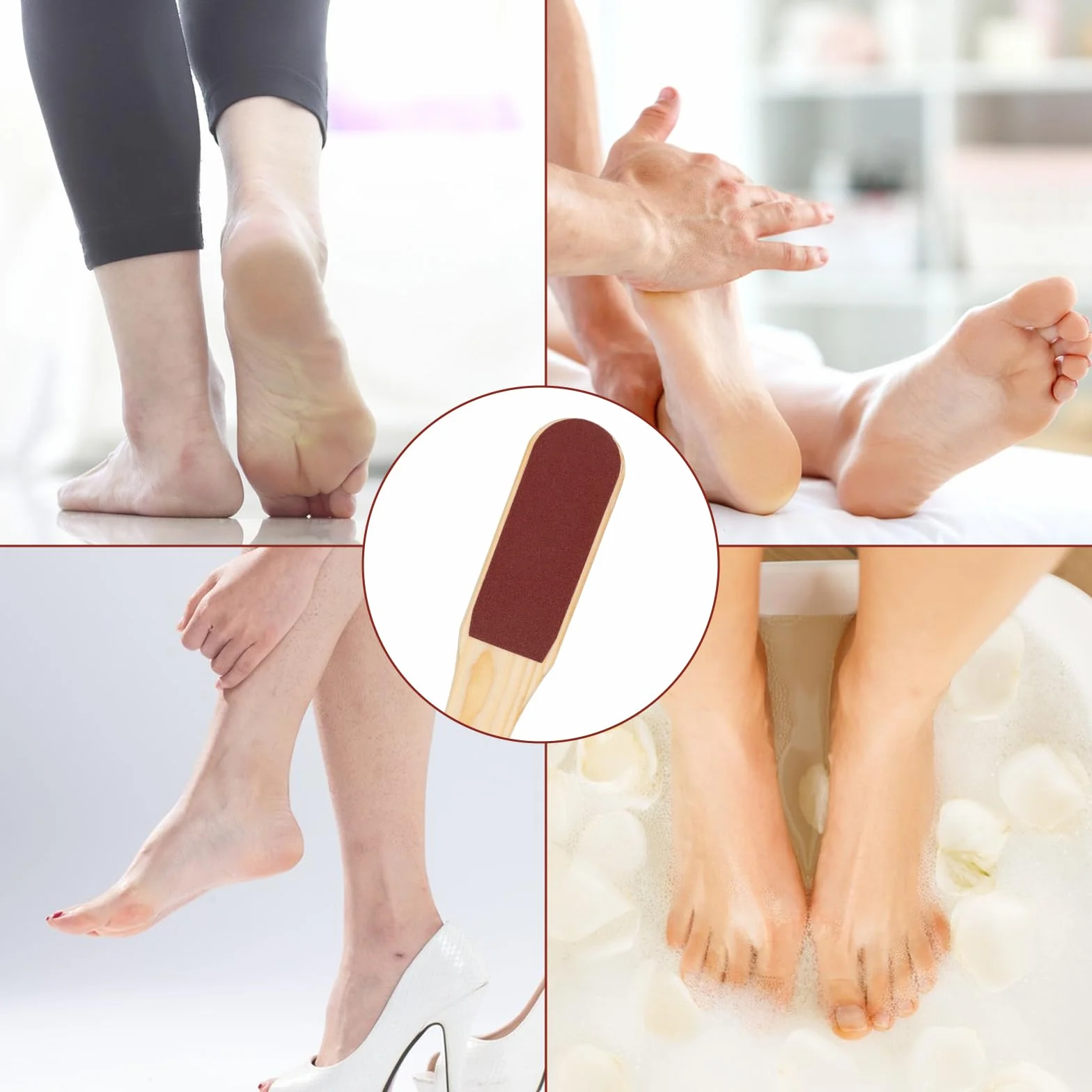 Lima per Piedi Professionale per Pedicure, Raspa Piedi per Pelle Dura e Calli, Rimuove Pelle Morta