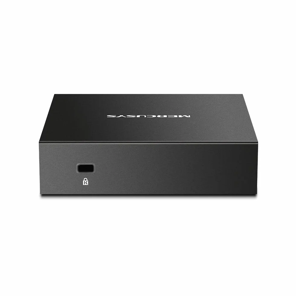 TP-Link Mercusys MS105GS Switch Ethernet 5 Porte Gigabit, Sdoppiatore Ethernet, Switch Gigabit per la Casa e l'Ufficio, Plug e Play, Montaggio Desktop, Cassa in Metallo, Durevole e Silenzioso
