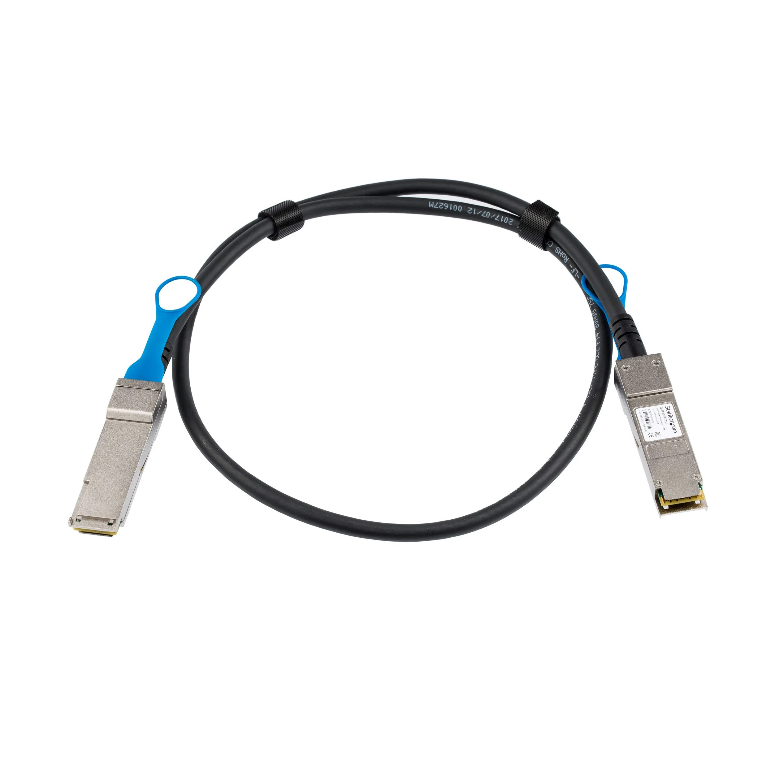 StarTech Cavo QSFP+ 40G Twinax Passivo DAC Conforme MSA 1m (QSFP40GPC1M) | Connessione Diretta 40 Gigabit, Bassa Latenza e Basso Consumo, Ideale per Switch e Data Center