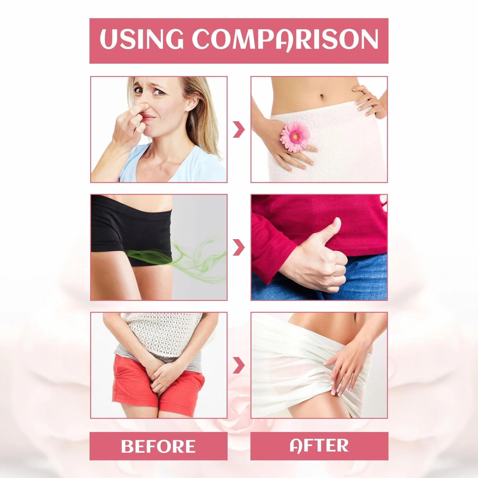 Spray Igiene Femminile Deodorante Intimo Naturale Cura Vaginale Protezione Odore Idratante