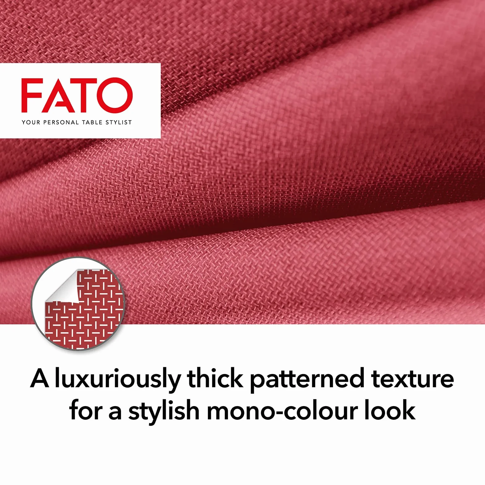 Fato Tovaglioli Airlaid Effetto Tessuto 40x40 Confezione 50 Decoro Shade Bordeaux