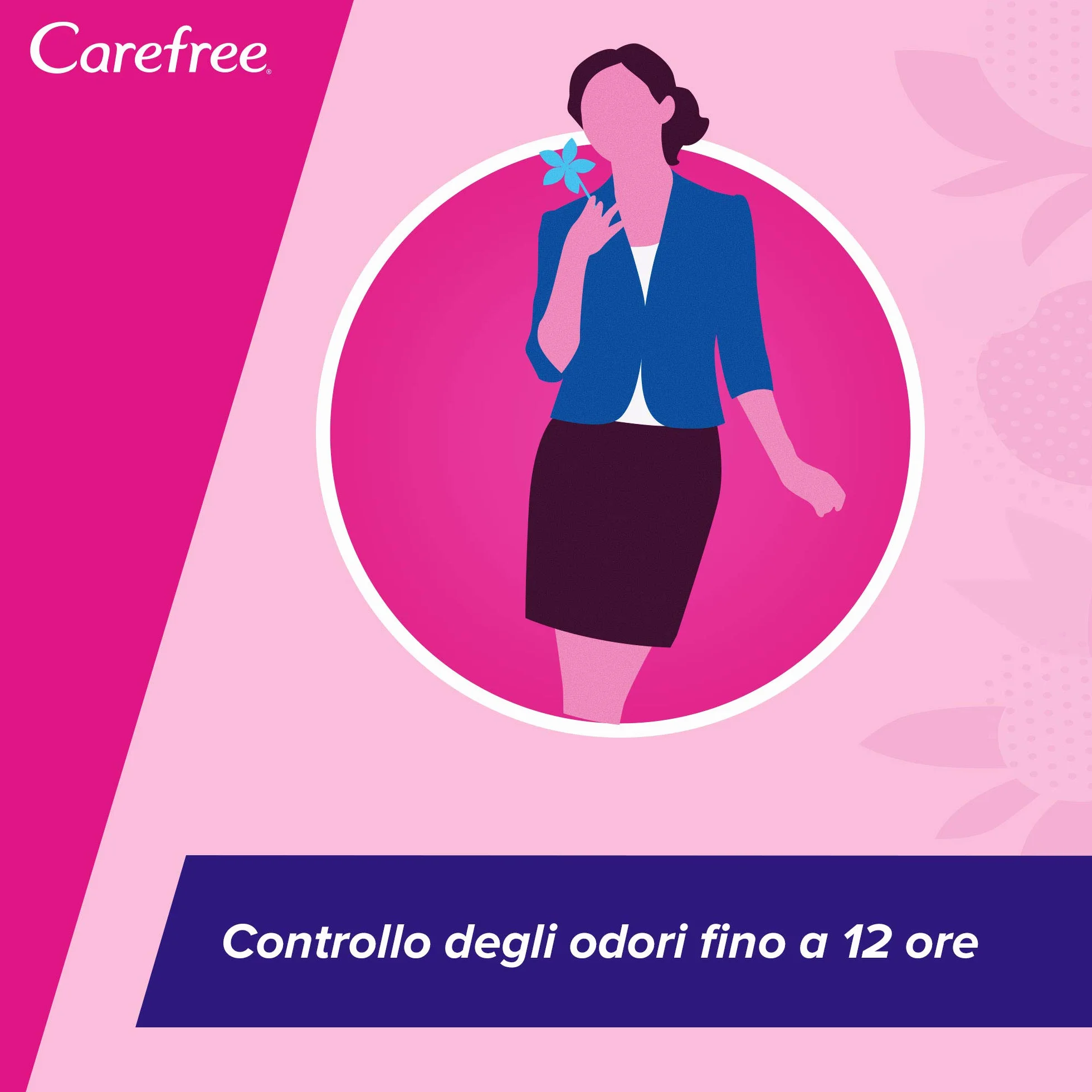 Carefree Salvaslip Plus Large Fragranza Delicata 48 salvaslip donna extra ampio controllo odori super assorbenti