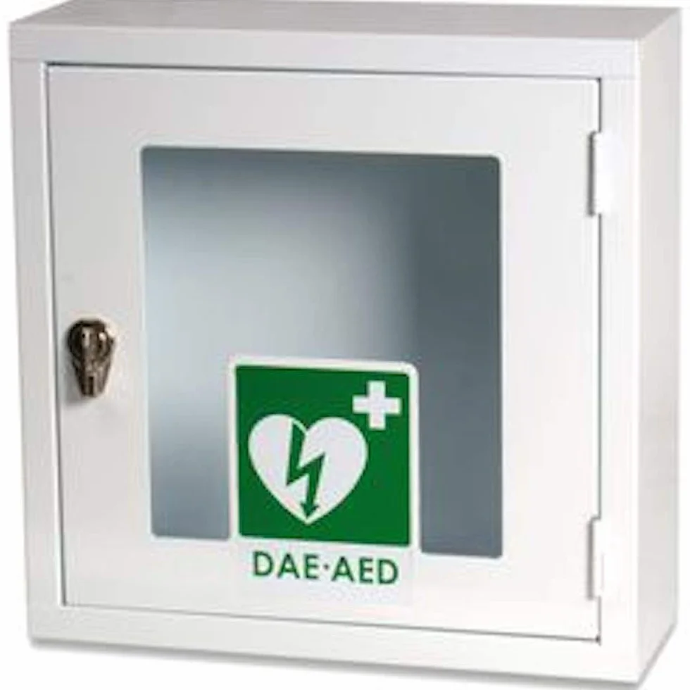 Armadio per defibrillatore con allarme