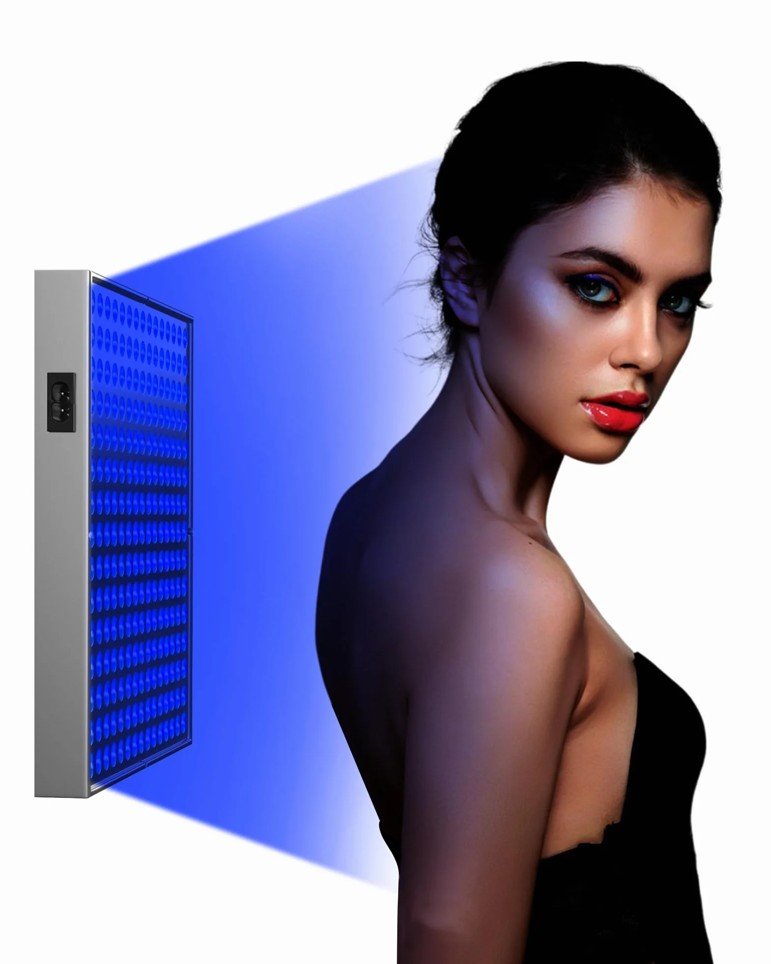Lampada Abbronzante 48W LED 225 Viso Corpo Pieghevole Supporto Regolabile