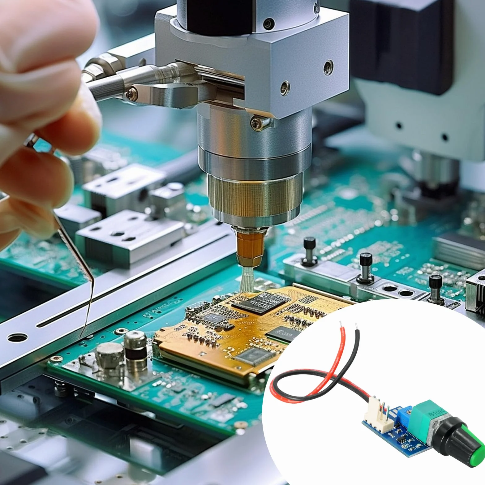 PWM Regolatore di velocità della ventola 4Pins 1 canali fan controller PC CPU Manopola di controllo
