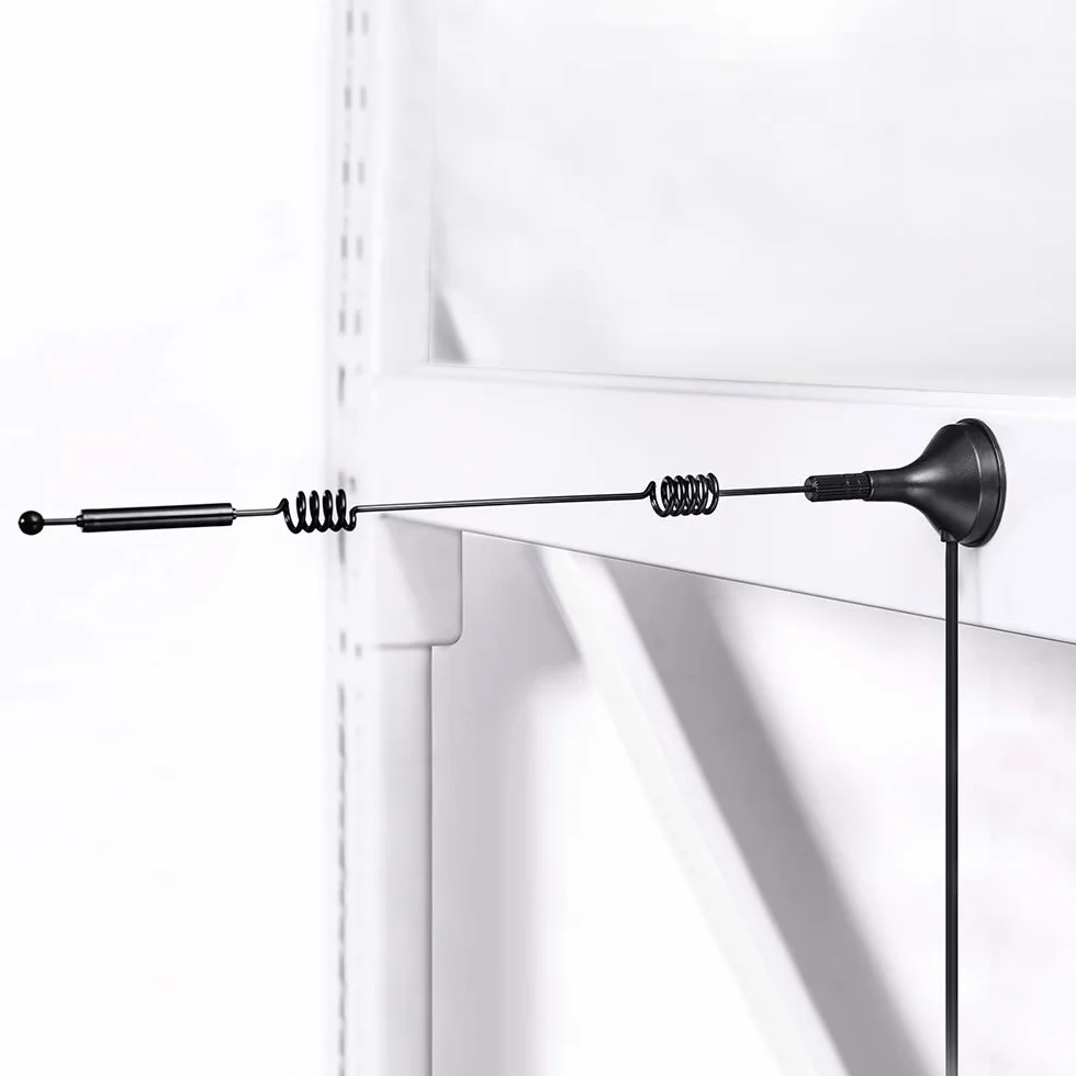 Bingfu Antenna WiFi 2,4GHz 5GHz Bibanda 9dBi MIMO Maschio RP-SMA Omnidirezionale con Base Magnetica Cavo Prolunga 3 m per Router WiFi Telecamera IP Sicurezza Schede Madre Adattatore USB, 2 pacchi