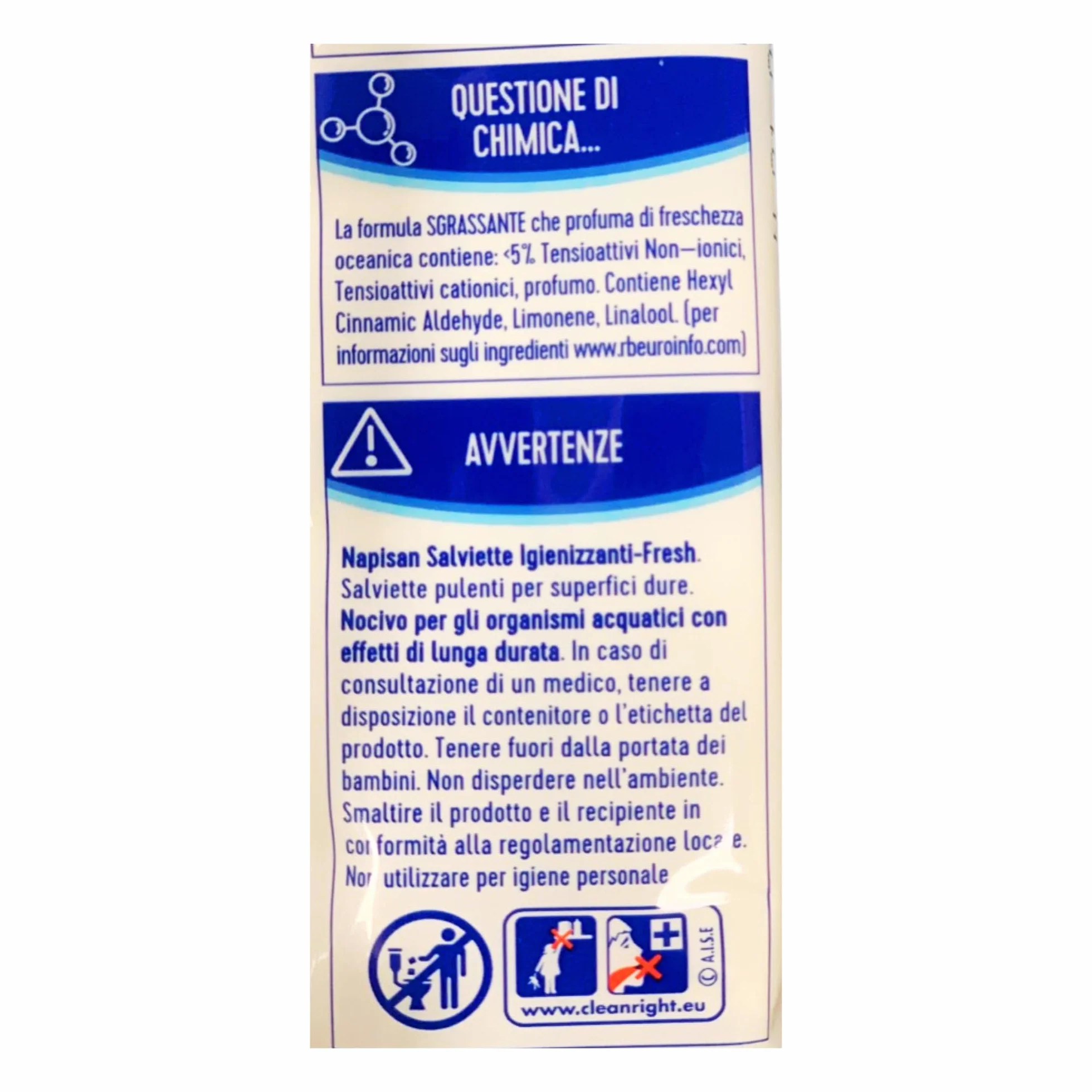 Salviette Igienizzanti Multiuso Biodegradabili Extra Forti 40 Pezzi (4 Confezioni)