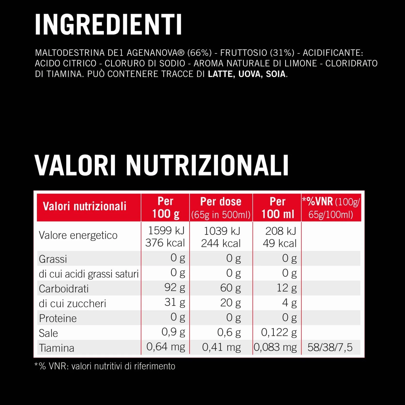 Enervit Isocarb C2:1PRO Bevanda Energetica Isotonica 60g Carboidrati Limone 650g