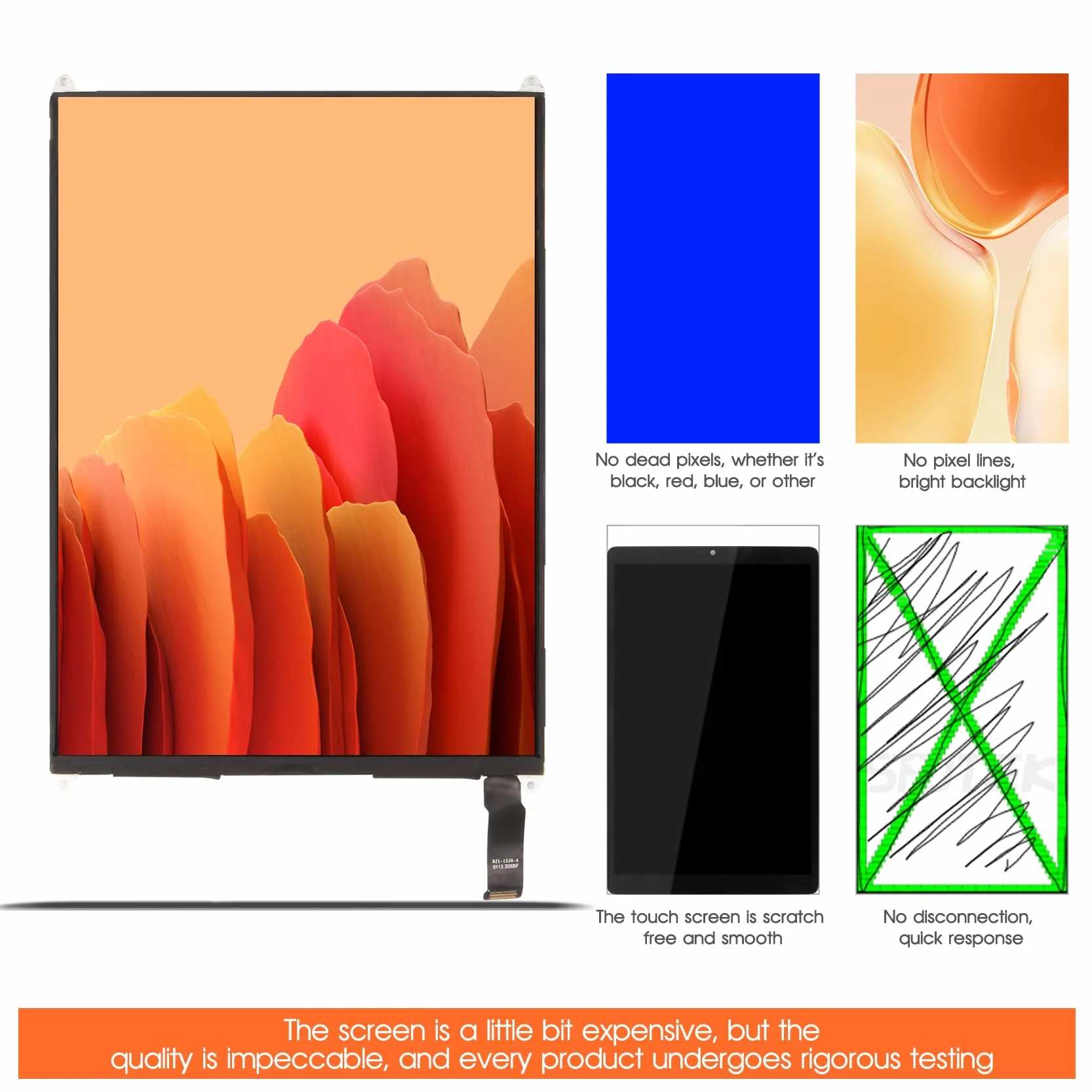 Schermo di ricambio per iPad Mini 1 LCD Display per iPad Mini 1a Gen A1432 lcd A1455 A1454 parti di riparazione (solo LCD, non touch)