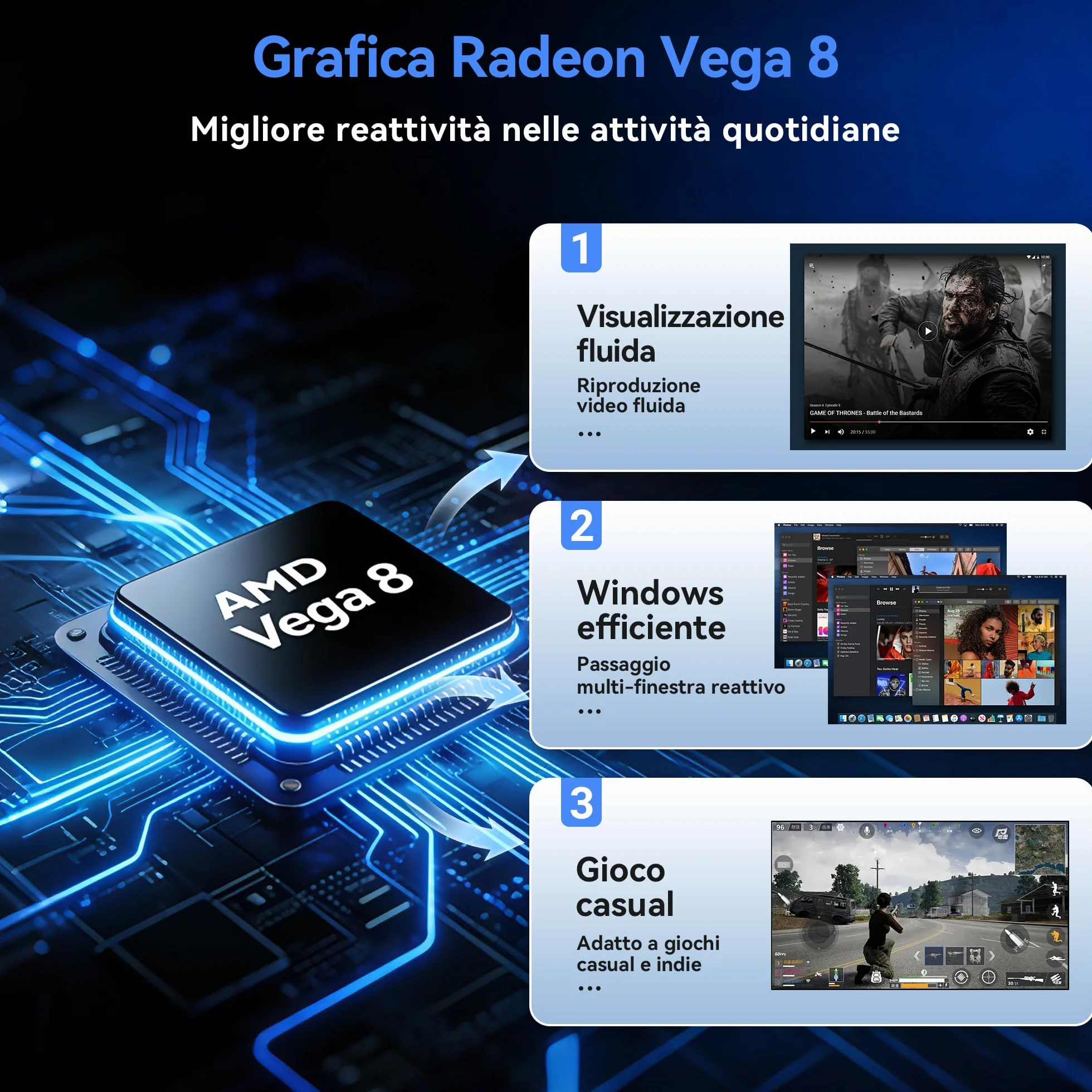 Blackview MP50 Mini PC AMD Ryzen 5 16GB RAM 512GB SSD Vega 8 Win 11 Pro 4K@60Hz WiFi 5 BT 4.2
