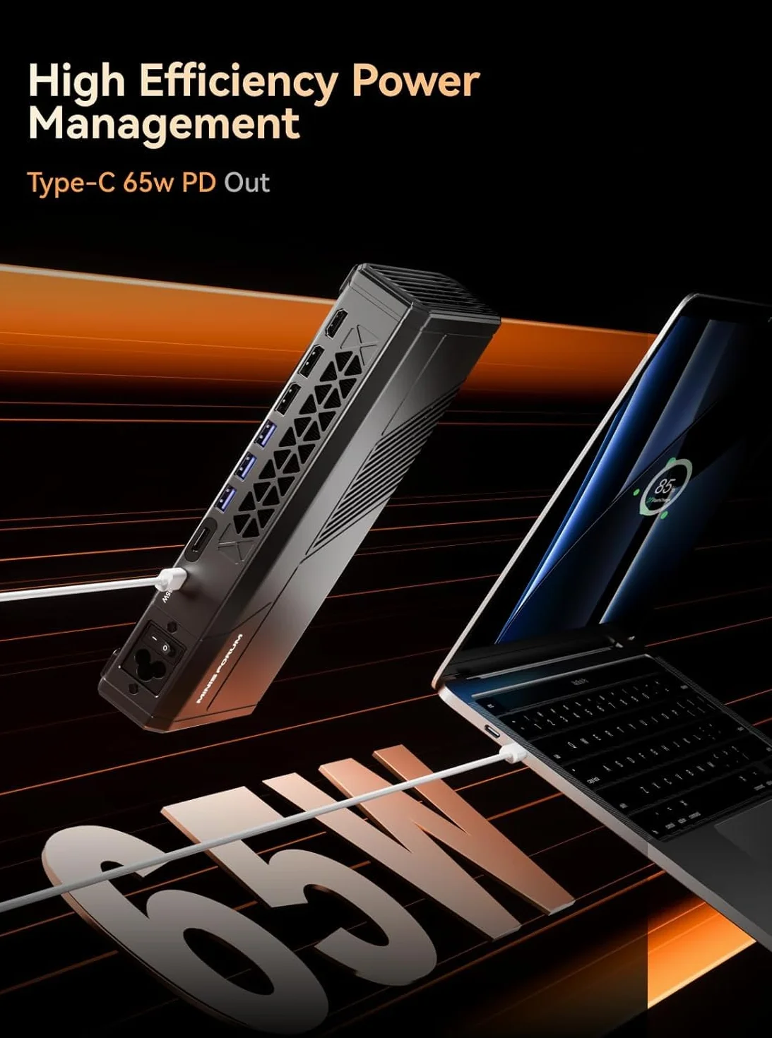 MINISFORUM MGA1 External GPU Docking Station, AMD 7600M XT Scheda grafica, 8GB GDDR6, Oculink 4i (PCIE4.0x4), HDMI & 2 X DP Video Output, PCIe4.0 x4 Expansion Interface Oculink Graphics Dock Station