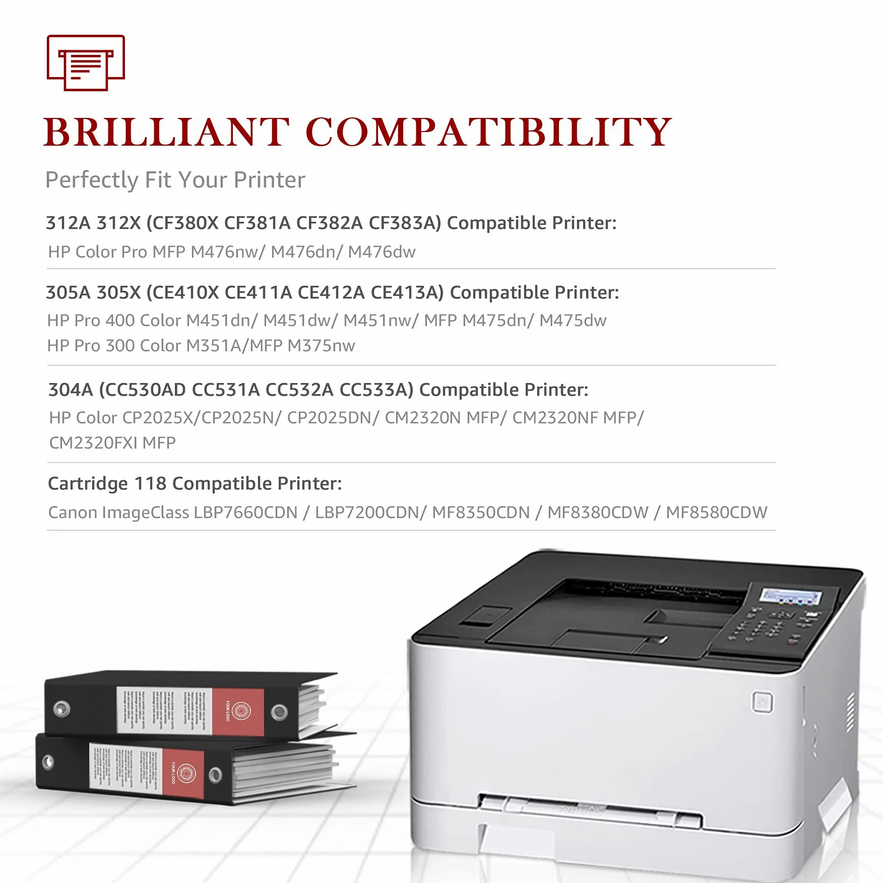 305X Compatibile per HP 305X CE410X 305A CE411A LaserJet Pro 400 | Compatibile per HP LaserJet Pro 400 color M451dn M451nw M451dw M475dn M475dw MFP M476dw M476dn Pro 300 color MFP M375nw