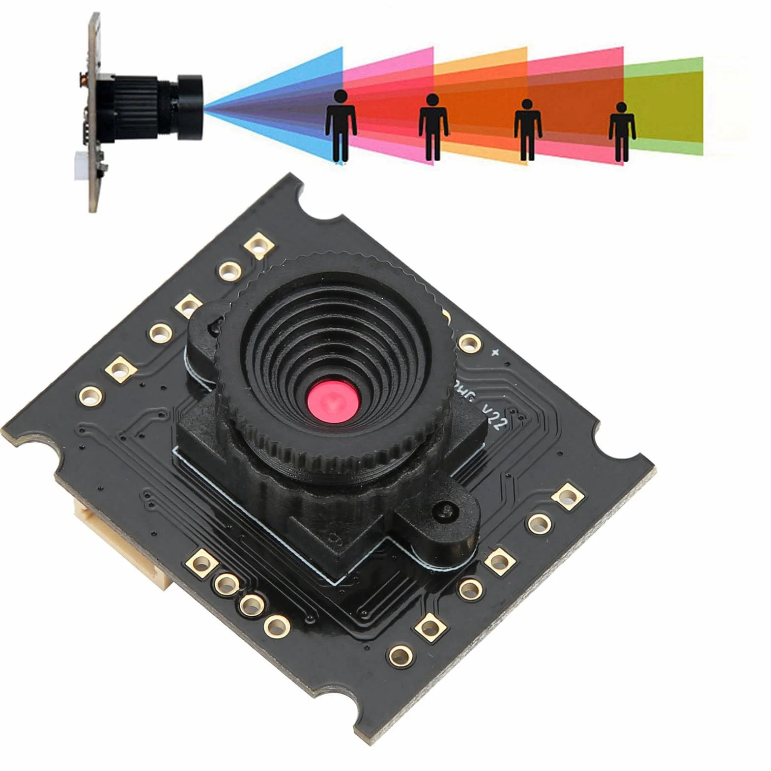 Modulo Videocamera, Modulo Scheda Videocamera USB HD per WinXP/Win7/Win8/Win10/OS X/Linux/Android, Sostituzione Modulo Webcam HBV-W202012HD