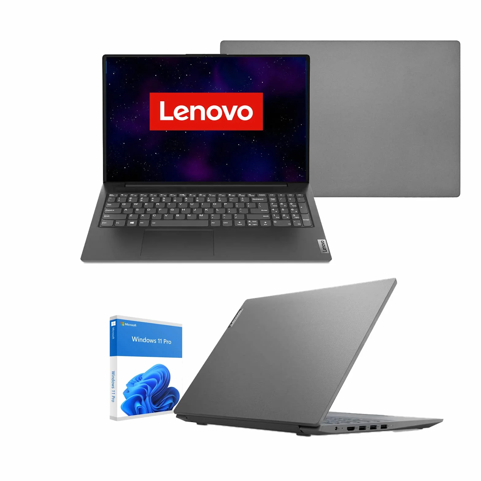 Lenovo Notebook Portatile N4500 Display Fino a 2,8GHz 15.6" Fhd,Ssd M.2 256Gb,Ram 4Gb Ddr4,Hdmi,Bluetooth,Usb3.0,Windows 11Pro