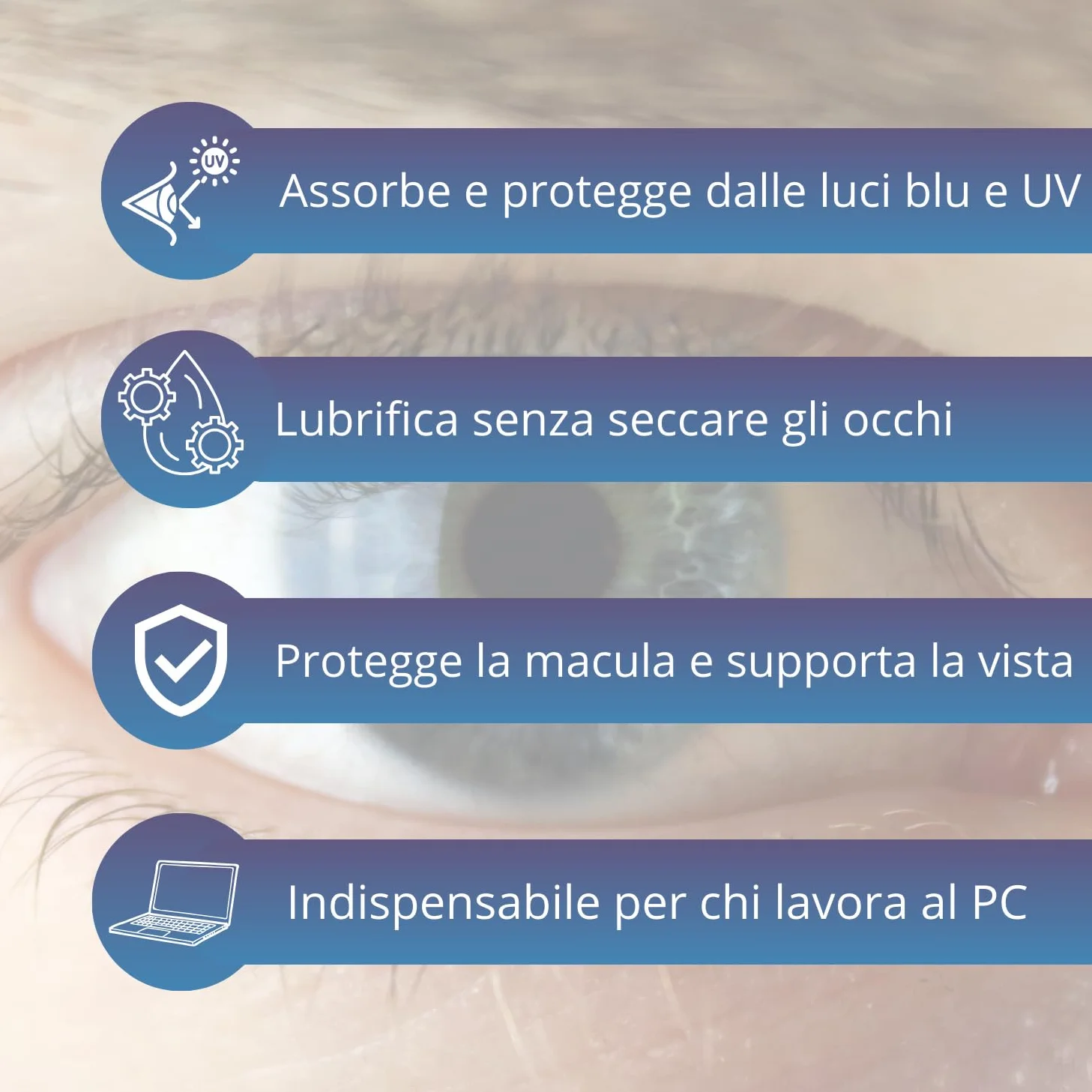 Luteina e Zeaxantina Alto Dosaggio Integratore Occhi Vista con Ginkgo Zinco Vite Rossa Vitamina E 60 Capsule