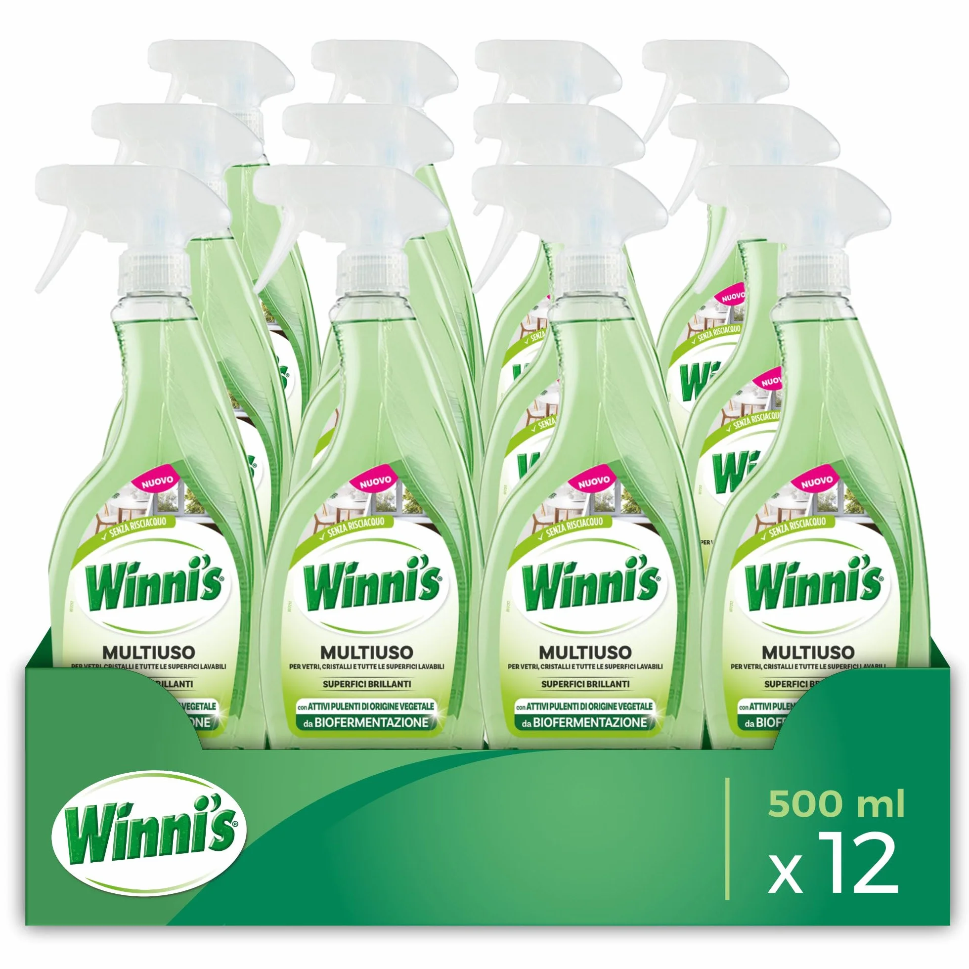 Detergente Spray Multiuso Ipoallergenico 500 ml x 12 Confezioni