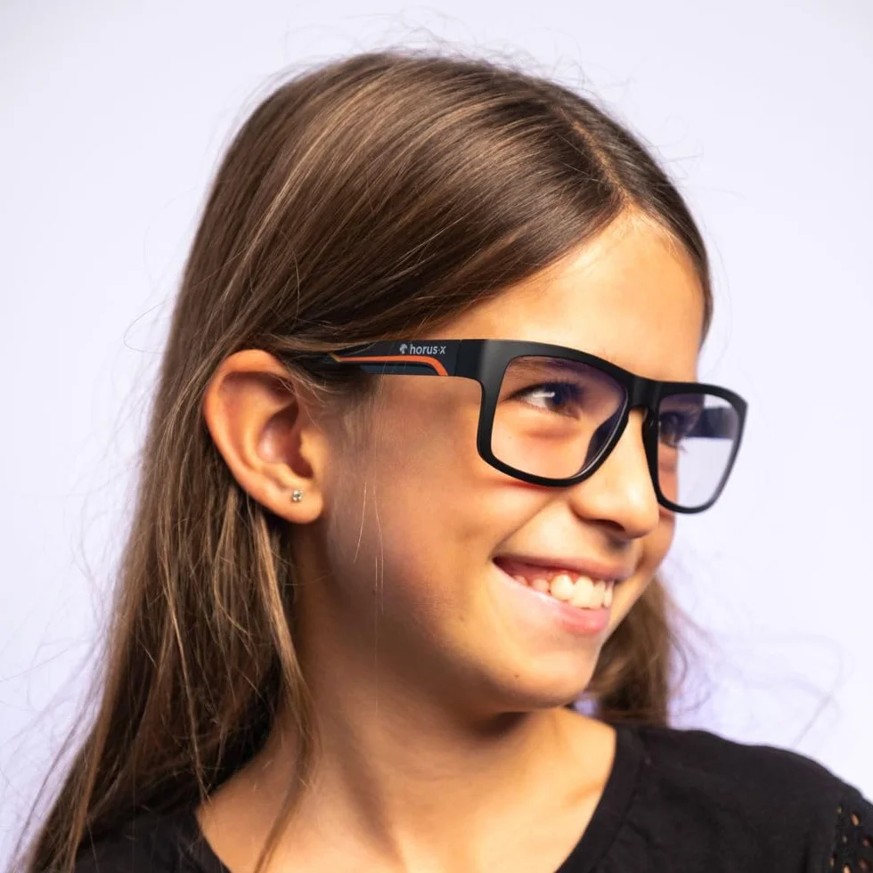 Horus X Occhiali anti luce blu per bambini da gaming Clear