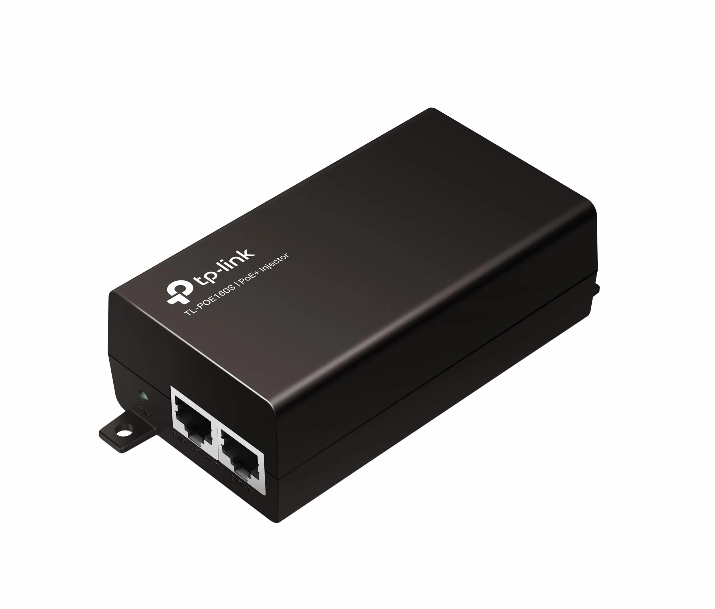 TP-Link TL-POE160S PoE+ Injector IEEE 802.3af/at, 30W Gigabit PoE Injector Adattatore, 2 Porta RJ45 10/100/1000Mbps, Ethernet Gigabit, Plug & Play, Custodia in Metallo Resistente