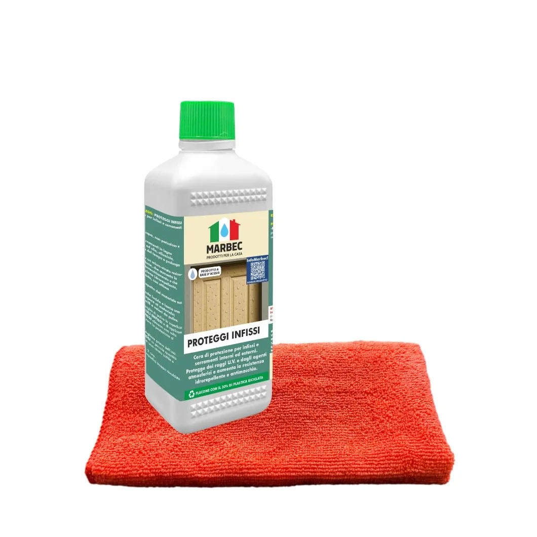 MARBEC Kit Recupera Infissi in Alluminio e Metallo - Pulizia, Rigenerazione e Protezione