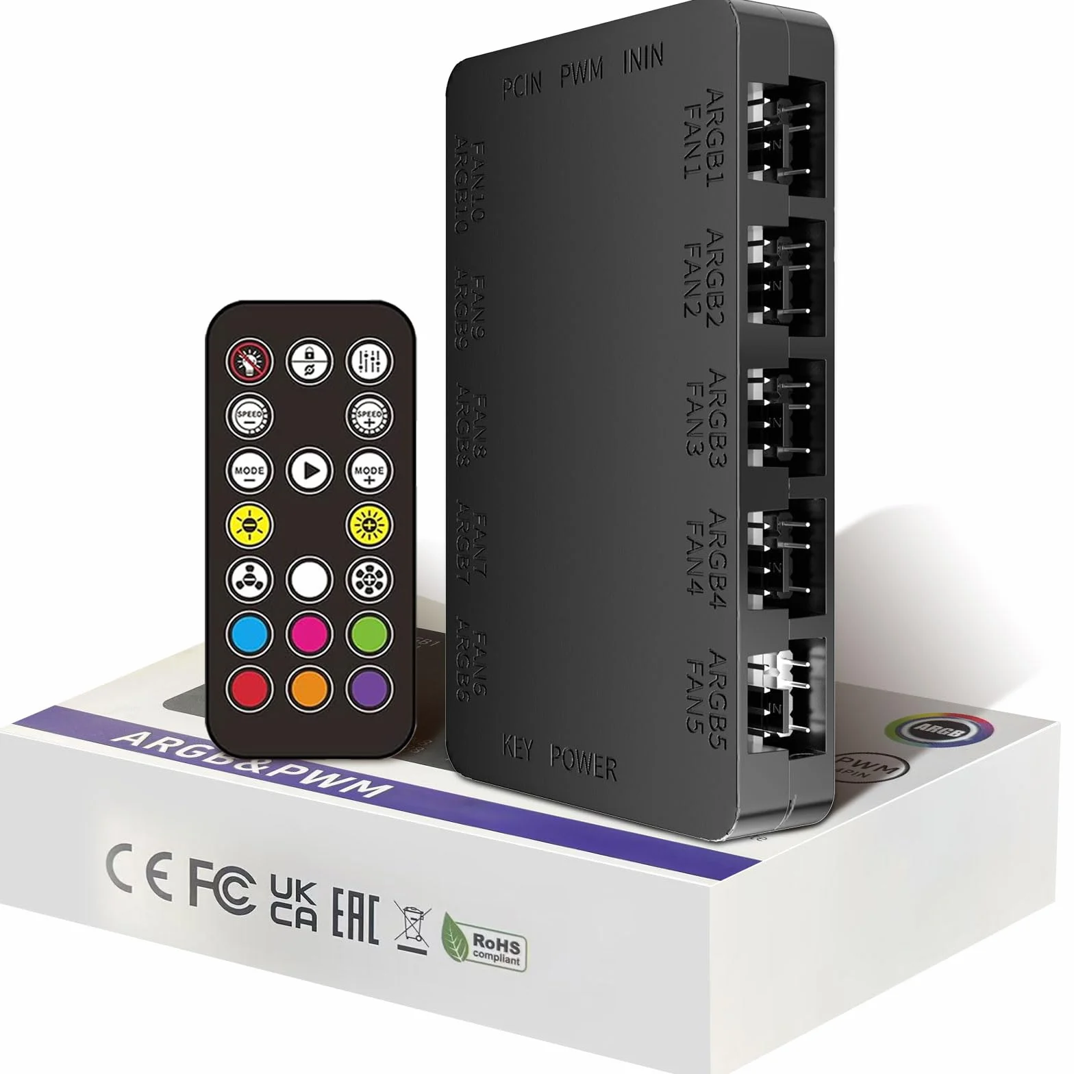 Oddtone Hub Ventole ARGB PWM 2-in-1 Controller 20 Porte SATA