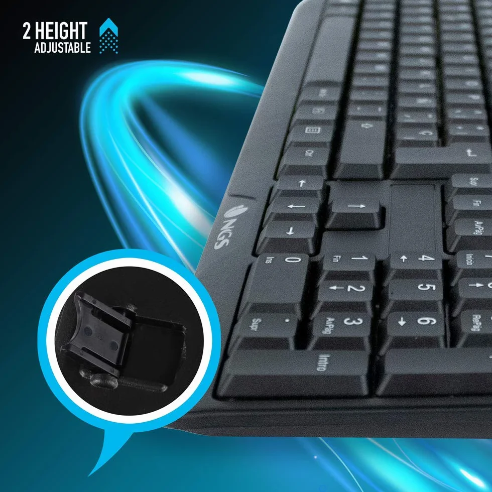 Tastiera USB QWERTY Portoghese 12 Tasti Multimediali Cavo 140cm Plug&Play