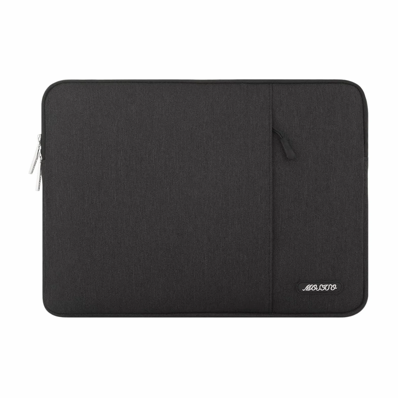 MOSISO 18.5 pollici Custodia Laptop, 18-18.5 pollici Borsa PC Compatibile con ASUS Gaming Monitor HP Dell Lenovo Notebook, Poliestere Manica Verticale con Tasca, Nero