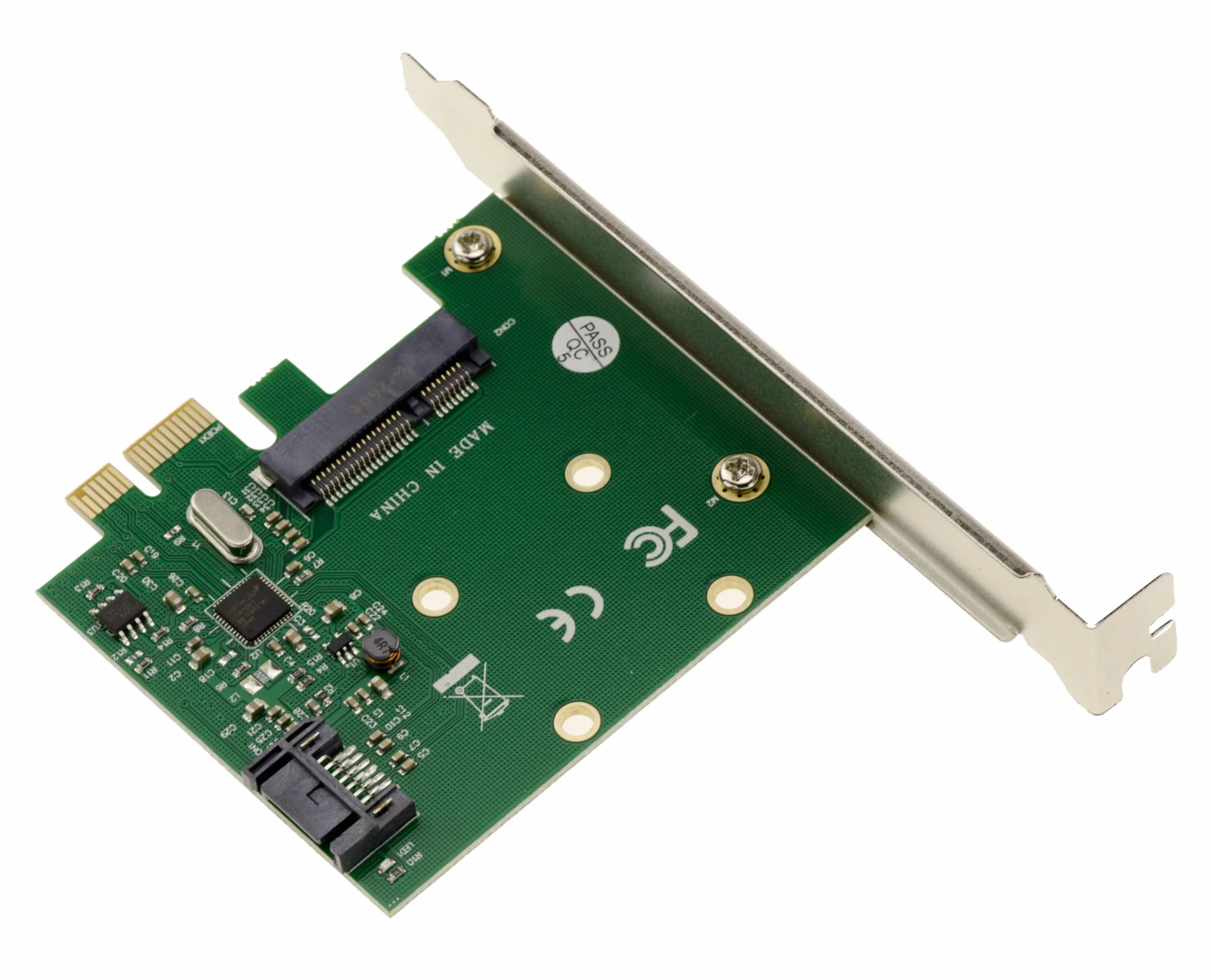 KALEA-INFORMATIQUE Scheda controller PCIe mSATA + SATA - interfaccia SATA 3.0 / 6GB