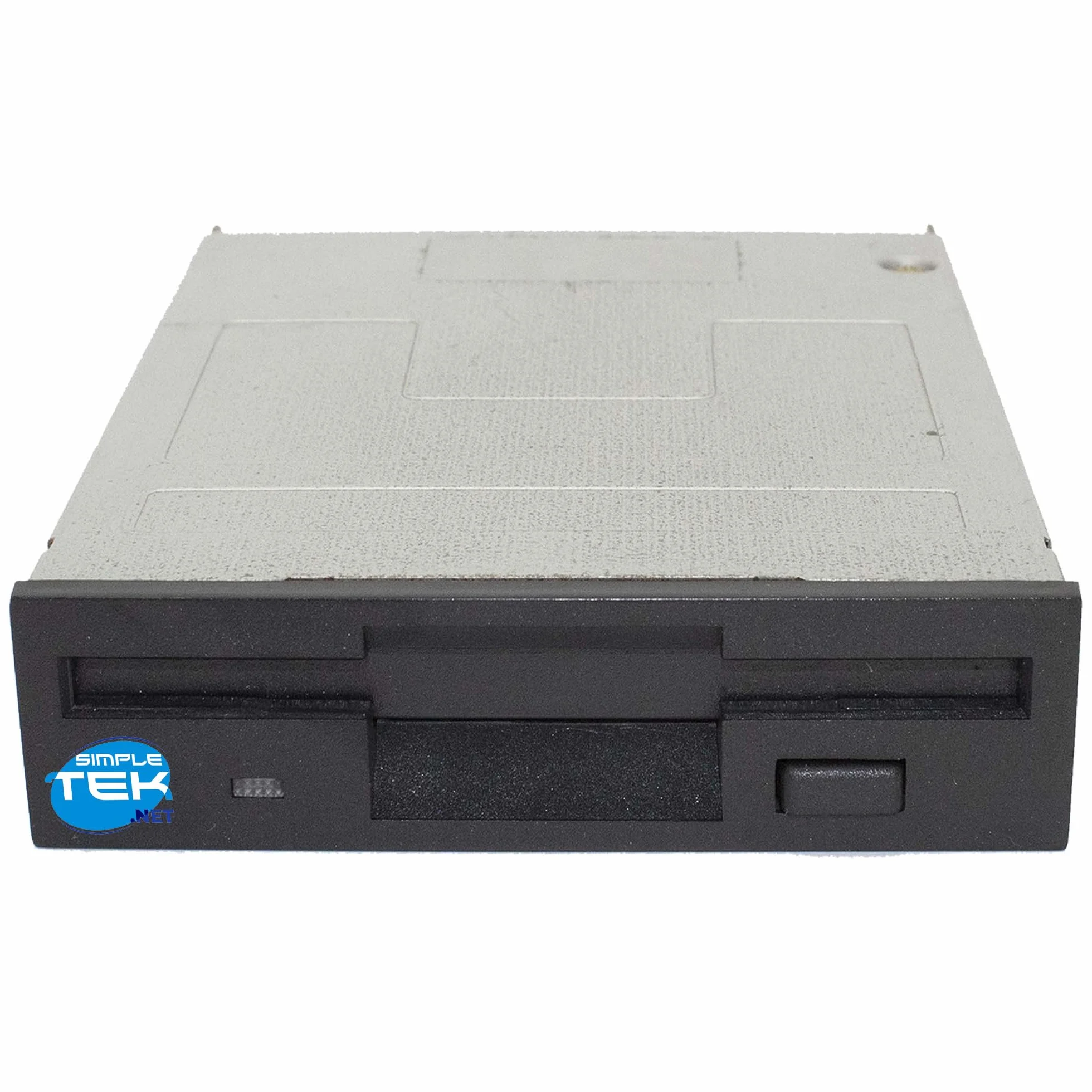 SIMPLETEK - Lettere Unità Floppy Disk Drive FDD Interno 3,5" con Mascherina IDE | Con Mascherina Colore Grigio Scuro (Ricondizionato)