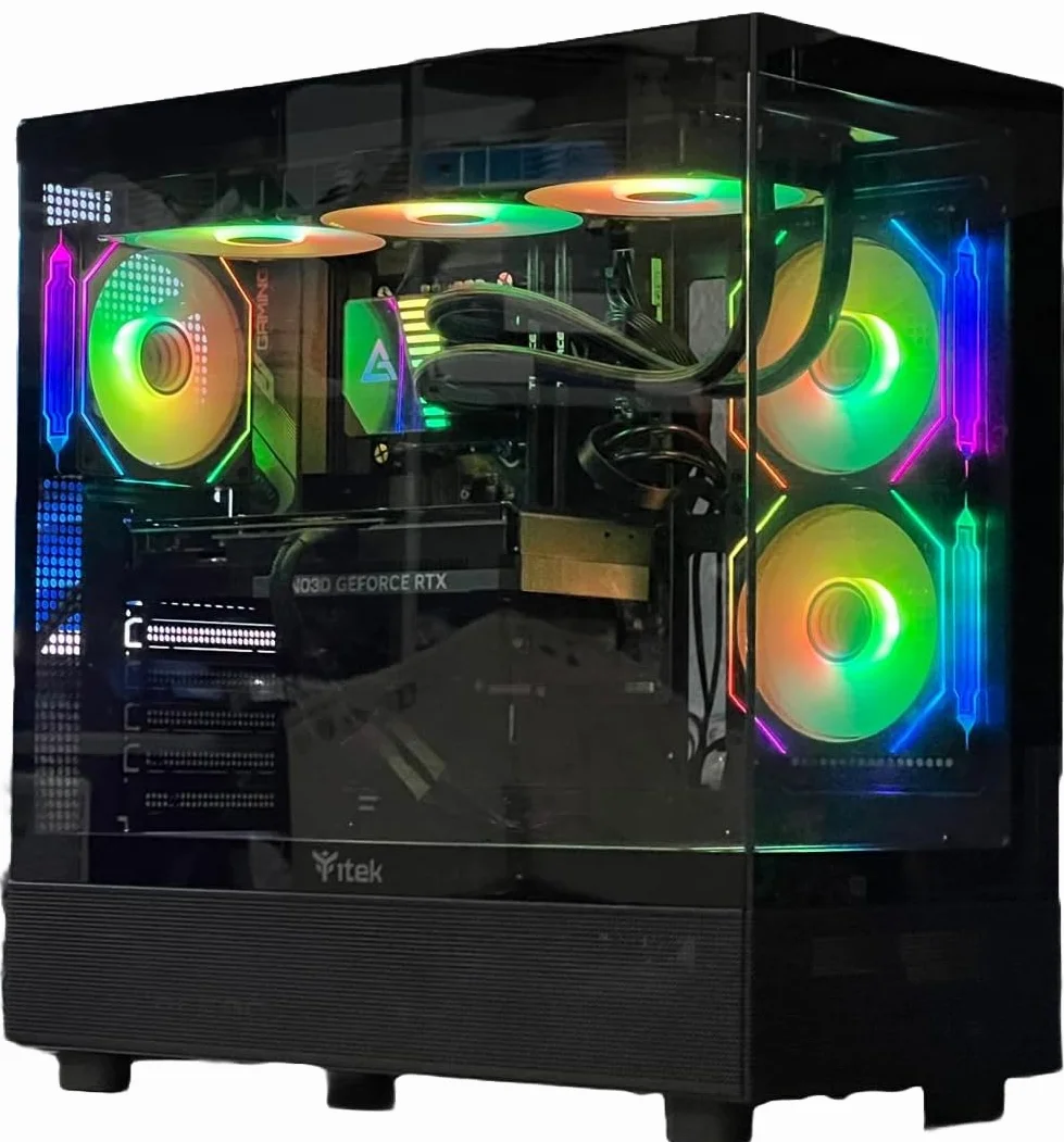 EMCA4 Computer Gaming PC Assemblato Ryzen 7 9700X - RX 9070 16GB - SSD M.2 1TB nvme Gen4 - Ram 32GB DDR5 6000mhz EXPO - RGB - Windows 11 - B850 WIFI - Dissipatore a Liquido 360mm