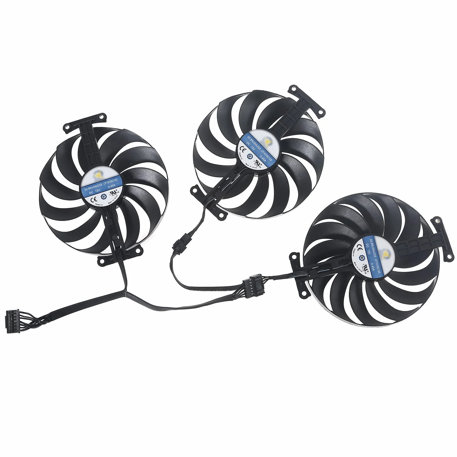 Ventole di Raffreddamento 7Pin 95MM per ASUS ROG Strix RTX 3060 3070 3080 Ti 3090 Scheda Grafica GPU Ventola di Raffreddamento CF1010U12S