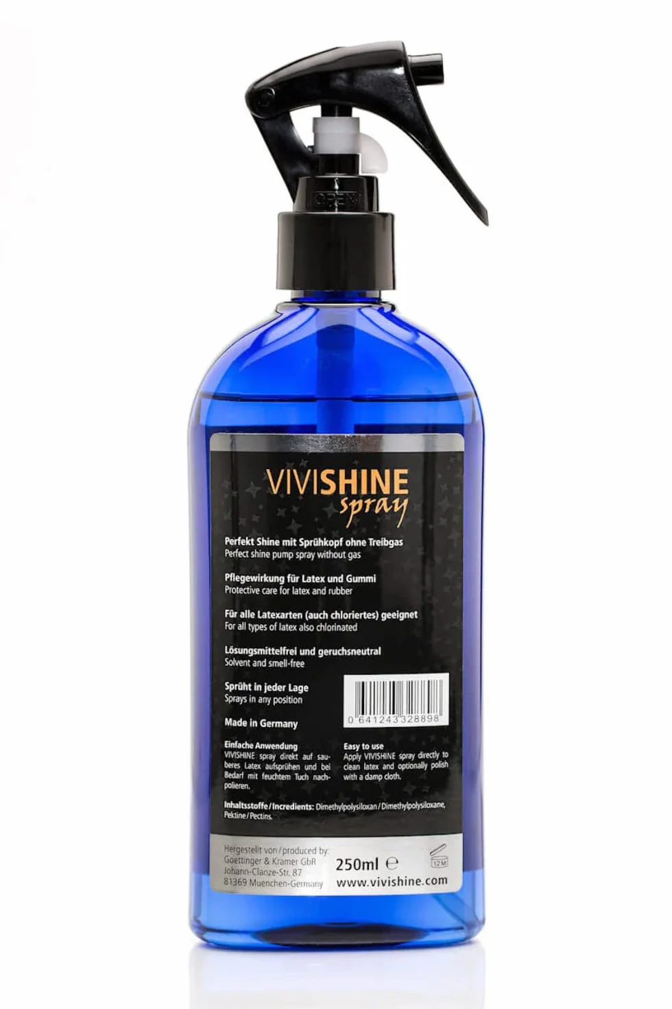 Vivishine Premium Spray 250ml Latex Shiner do odzieży lateksowej