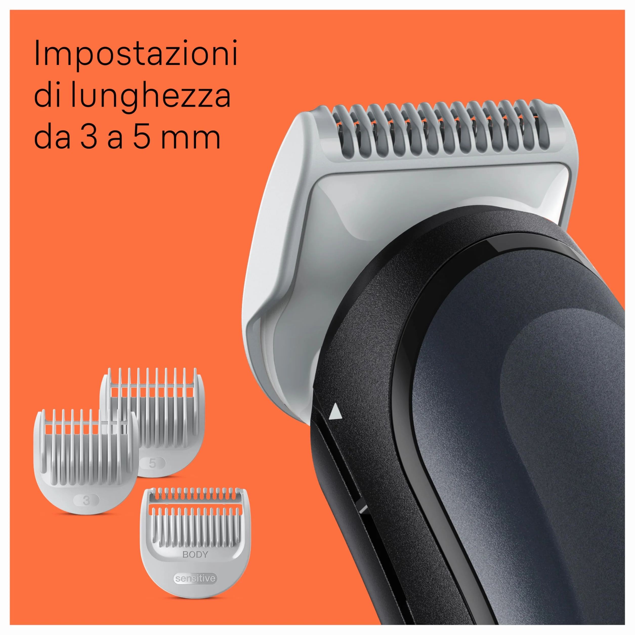 Braun Series 3 3350 Depilatore Corpo Uomo Rasatura Delicata