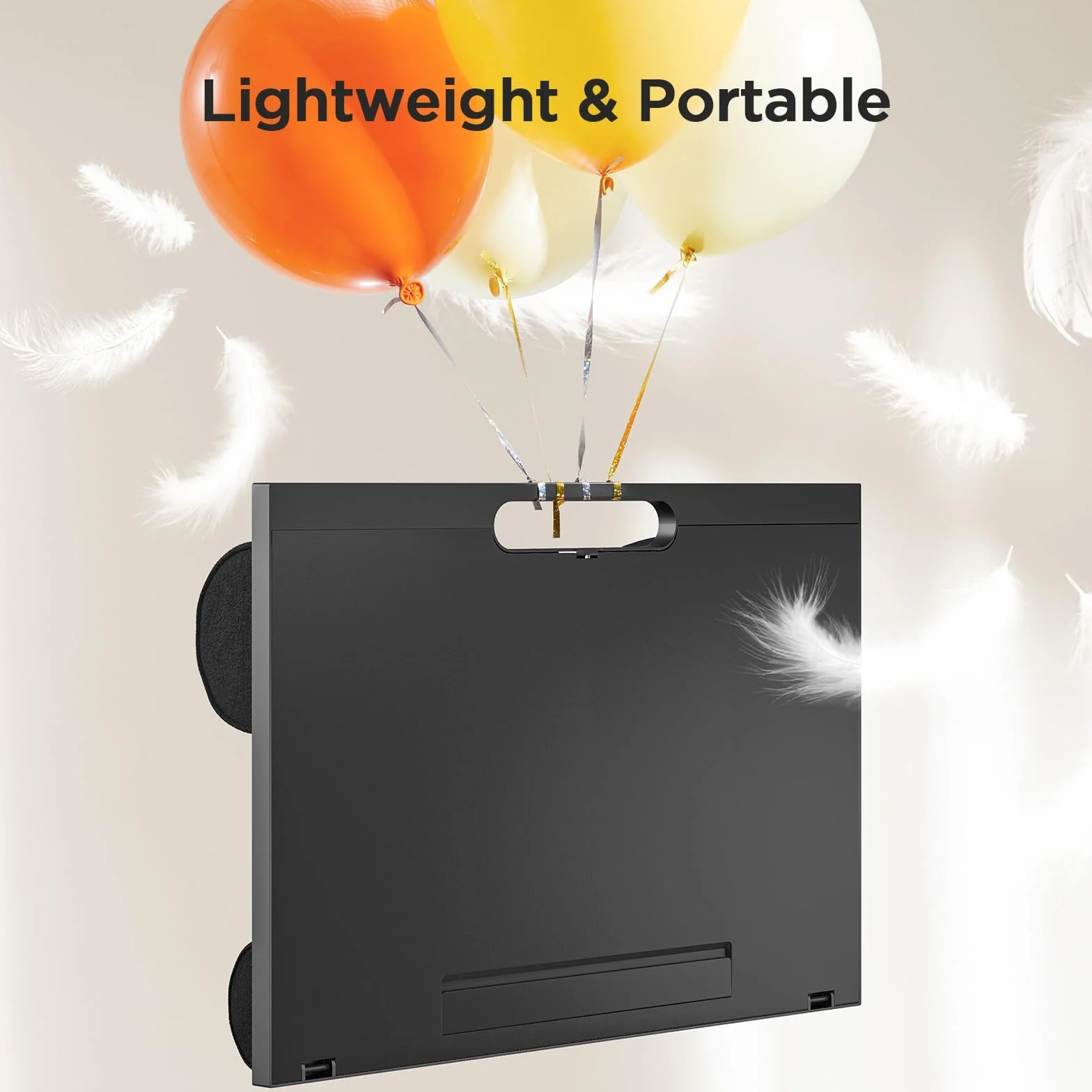 HUANUO Supporto per Laptop con Cuscino - Flessibile Regolabile con 8 Angoli, Supporta Notebook, Tablet, Fino a 15,6", Tavolo Vassoio Portatile e Adatto per Viaggi, Lavoro, Casa