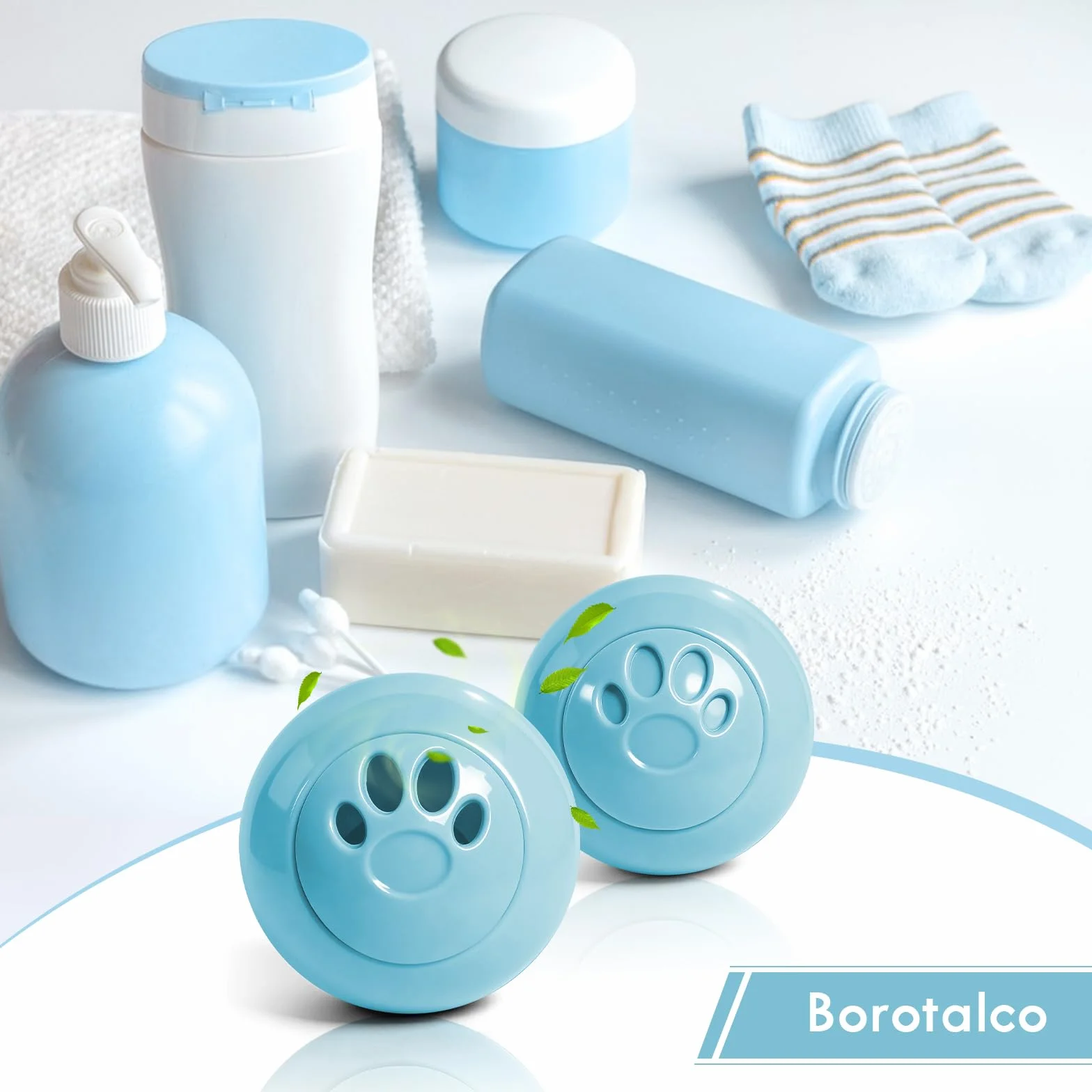 Deodoranti per Scarpe da Ginnastica 8 Palline Deodoranti Talco per Casa Automobili