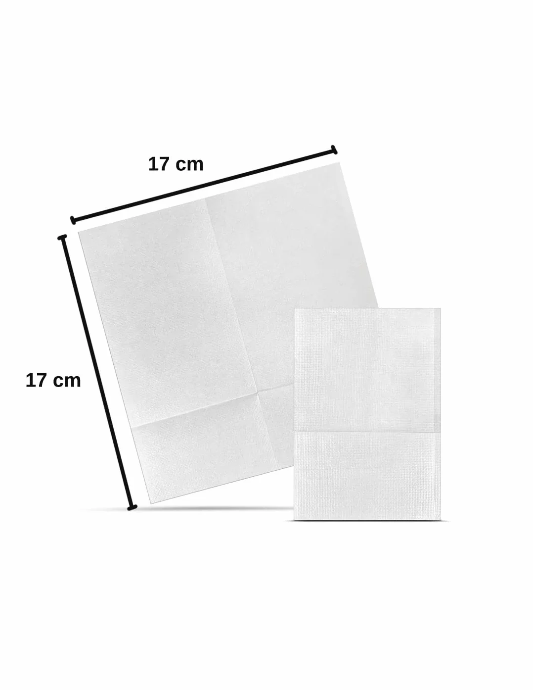 MAQA 3000 pz Tovagliolini bar 17x17cm do portatovaglioli da tavola