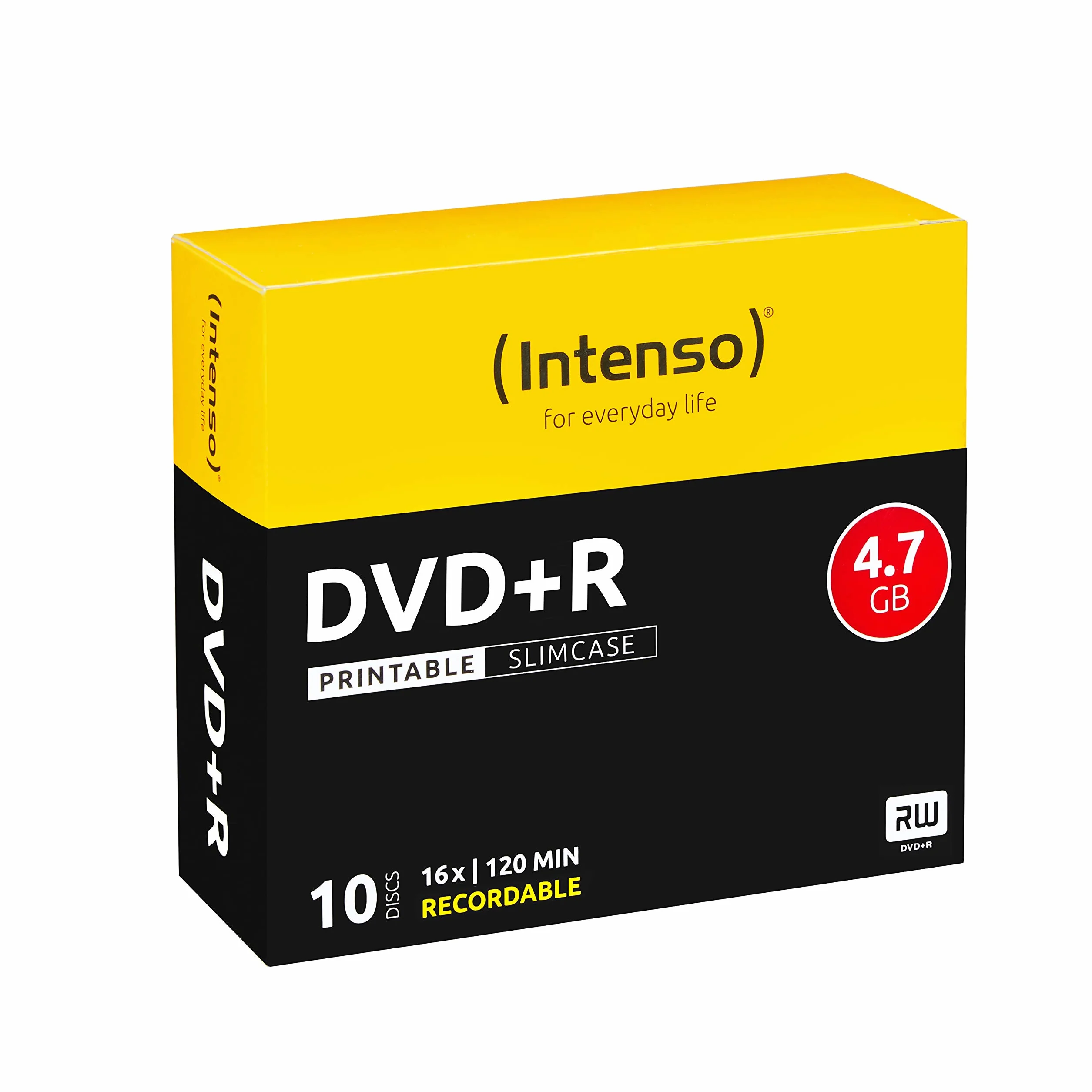 Intenso 4811652 Dvd+R da 4.7 GB, Argento