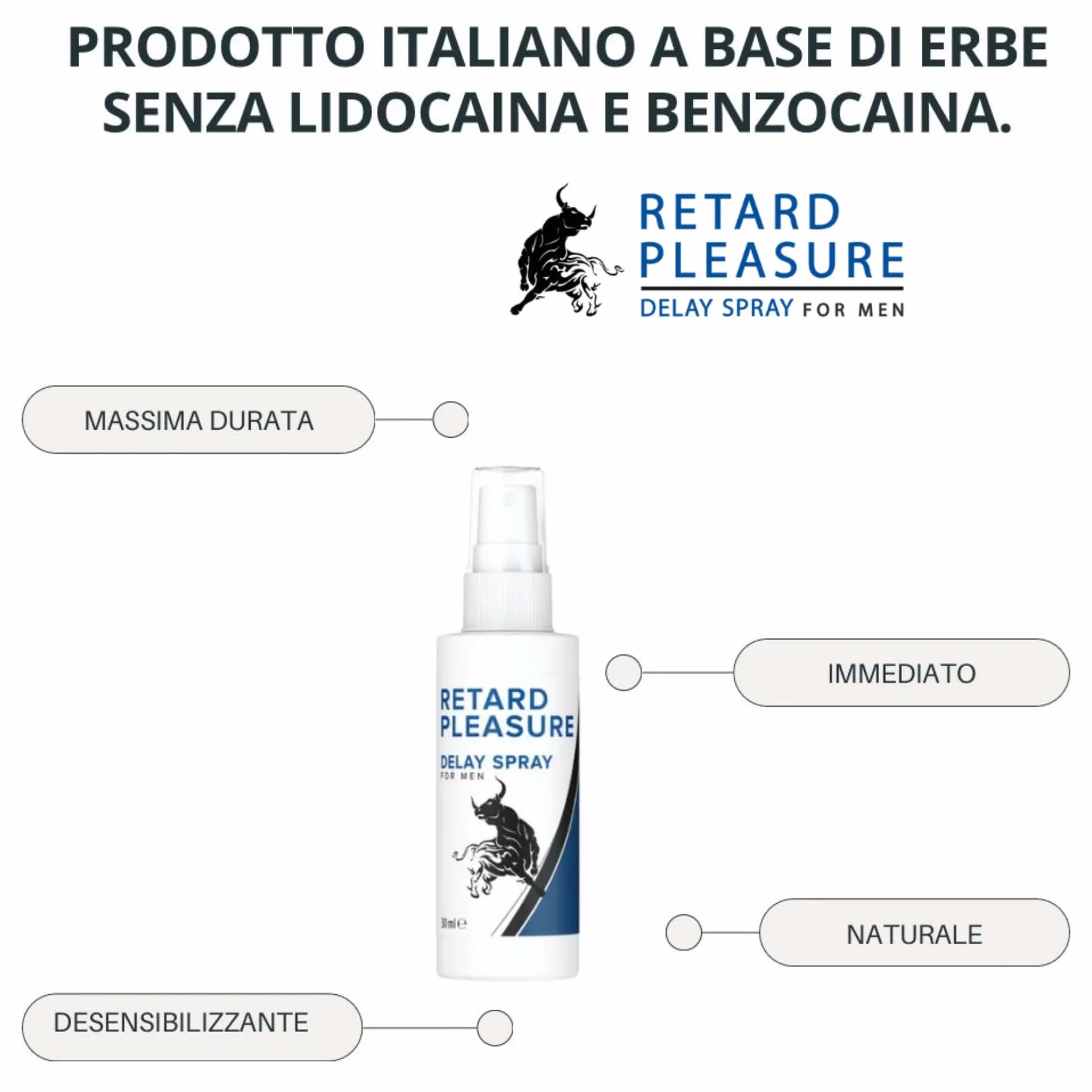TRICO HAIR ITALY Spray per uomini 30 ml lunga durata