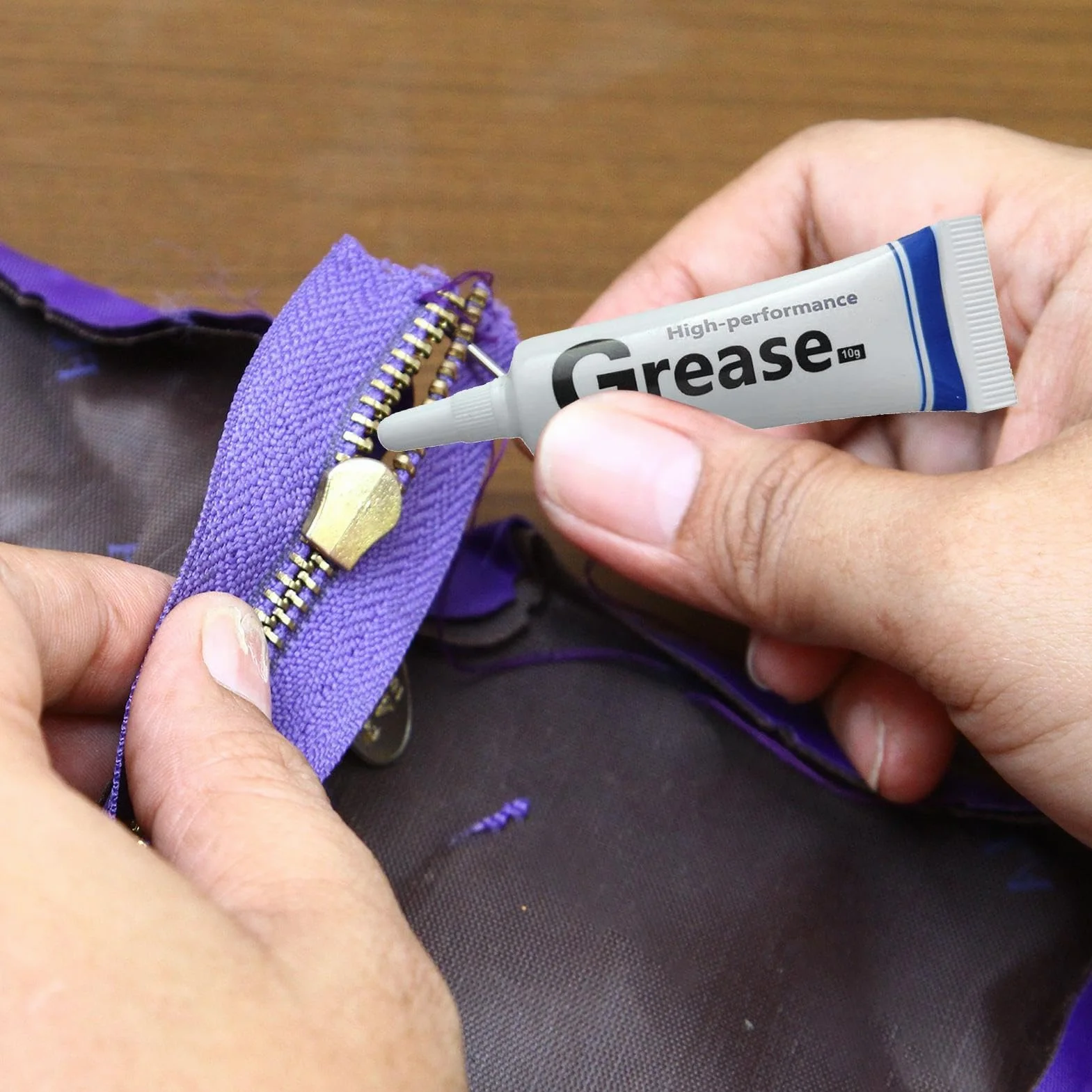 Zip-Pull grasso a scatto lubrificante per cerniere impermeabile 5 pezzi