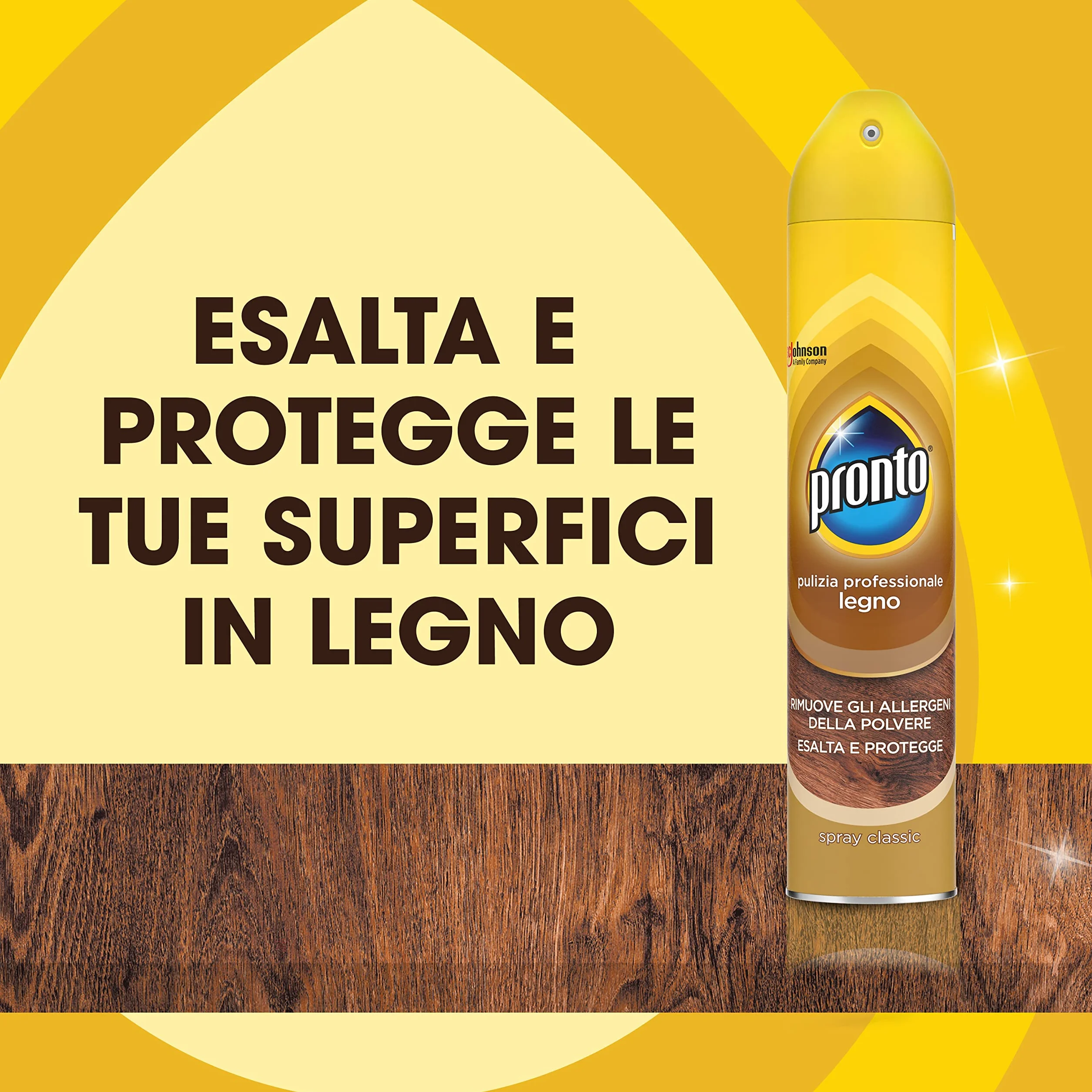 Pronto Spray Legno 300 ml 3 Confezioni - Esalta e protegge le superfici