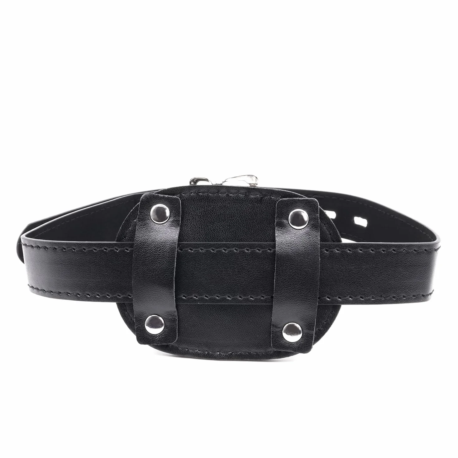 Bavaglio Dildo in Silicone per Giochi Erotici Bondage a Bocca Aperta (Nero)