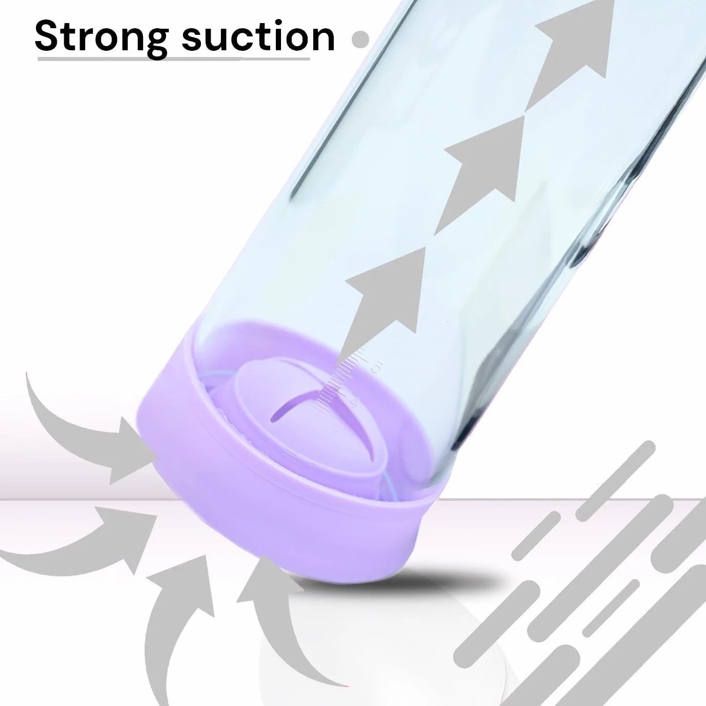 Pompa per il Pene FOPS P02 21,5cm ⌀6,4cm con 3 Guarnizioni in Silicone Trainer Sex Toy