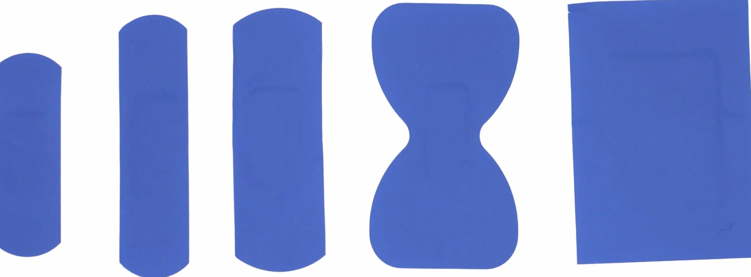 Cerotti DETECTAPLAST blu HACCP 100 pz assortiti 5 misure per industria alimentare