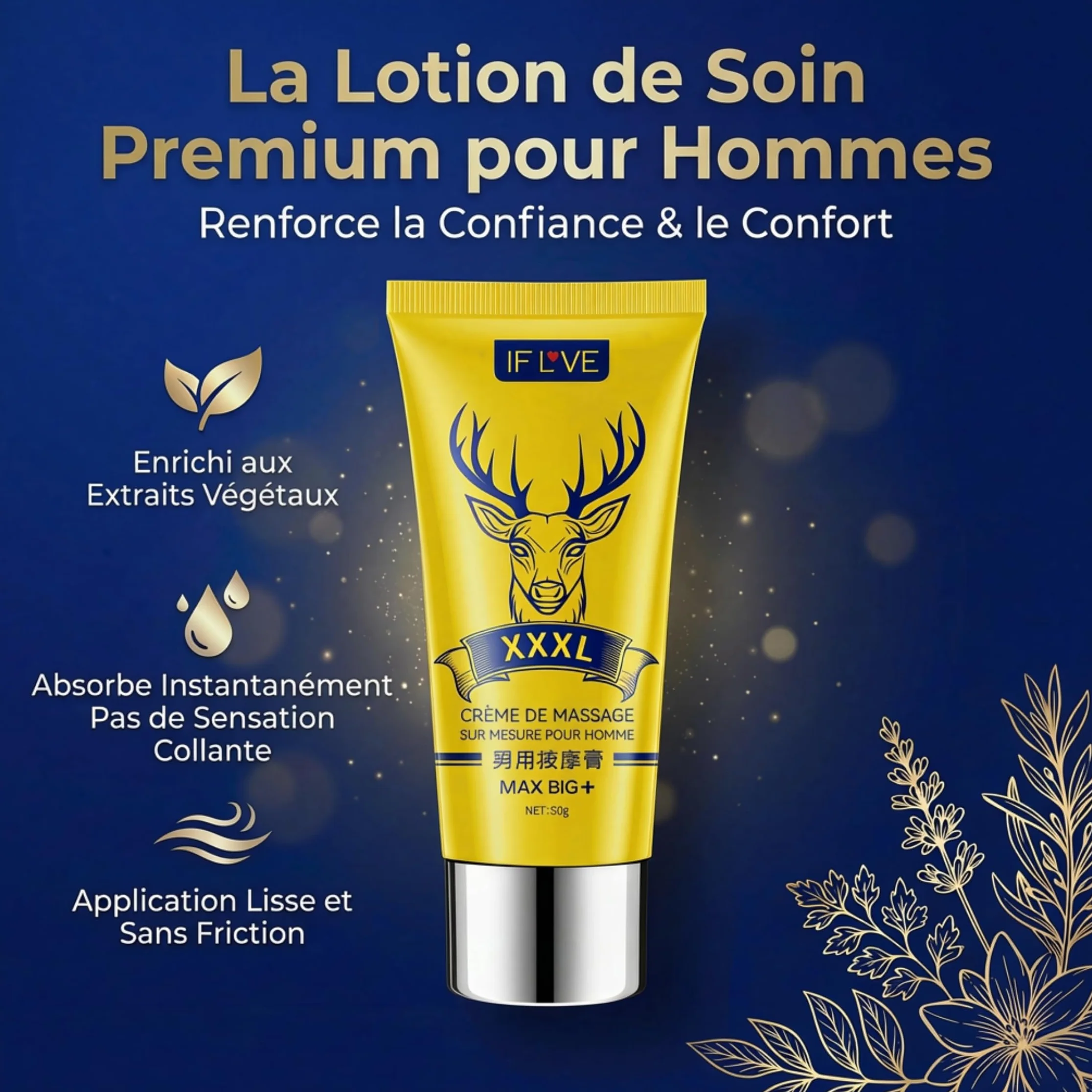 Crema rivitalizzante per zone intime maschili, olio massaggi ingrandenti, idratazione pelle