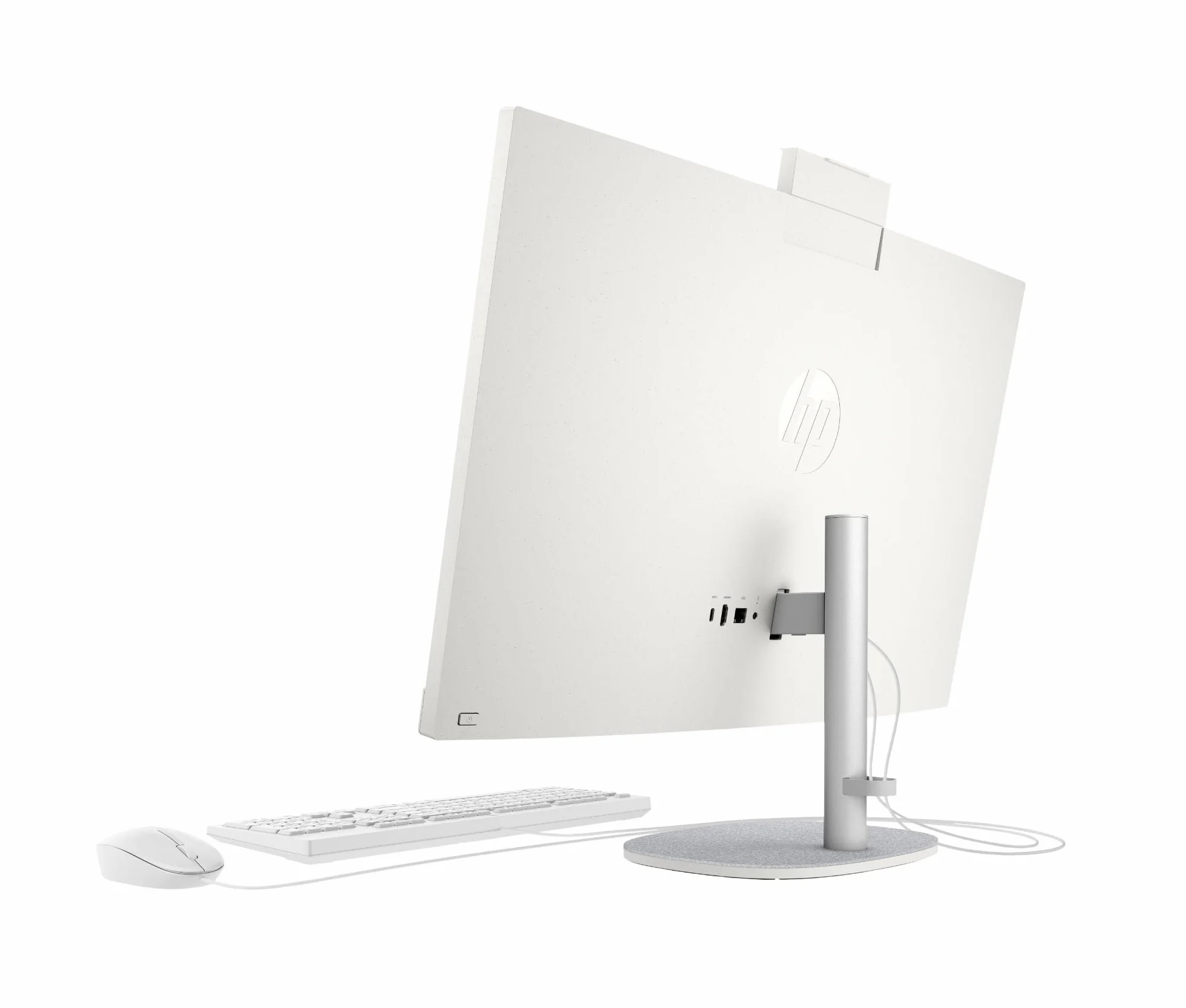 HP 27-cr0011sl All-in-One PC 27" IPS FHD Non Touch AMD Ryzen 5 7520U 16GB RAM 512GB SSD Windows 11 Desktop Bianco