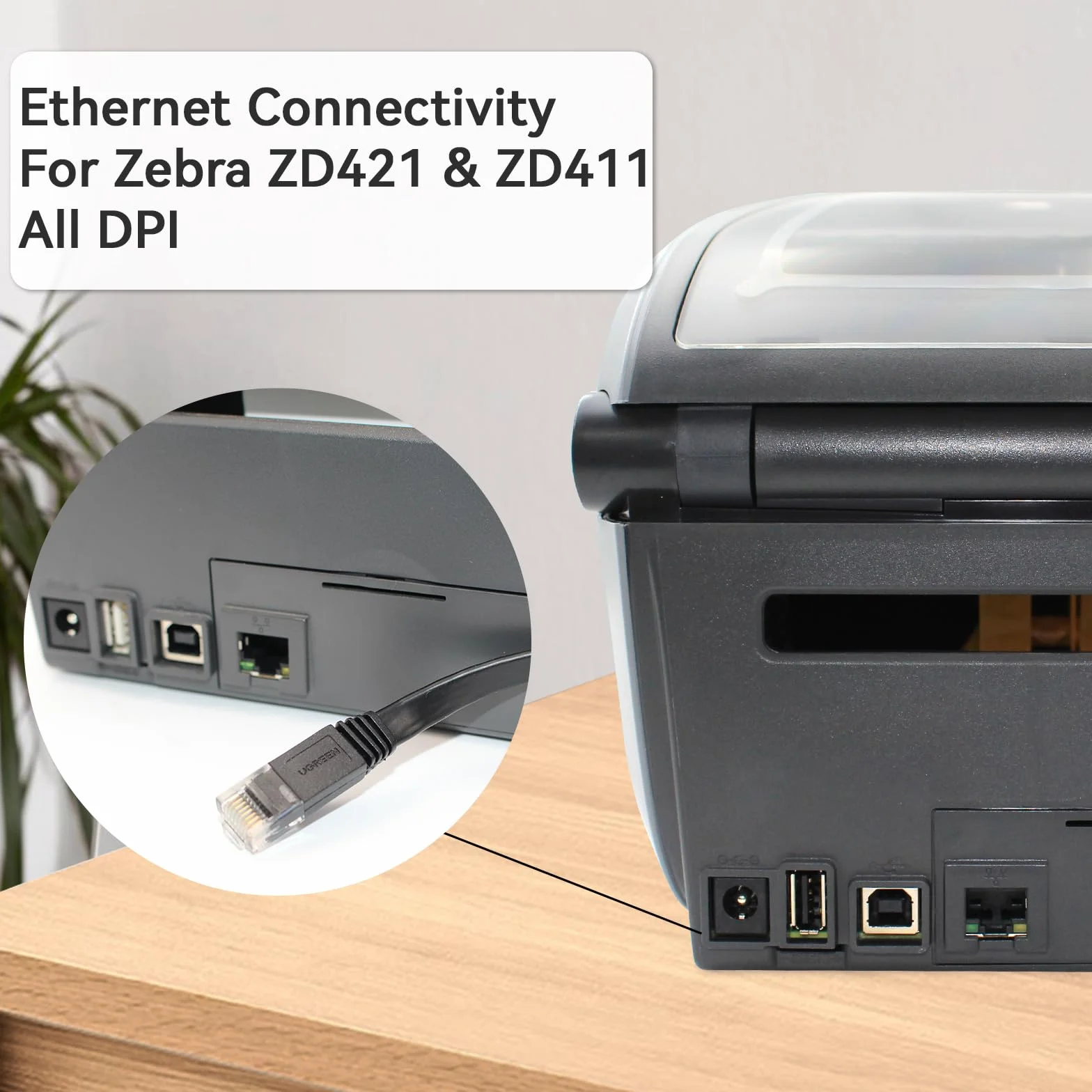 Kit di aggiornamento del modulo Ethernet P1112640-015 per stampante termica Zebra ZD421 ZD421d ZD421t ZD411 cablata 203dpi 300dpi