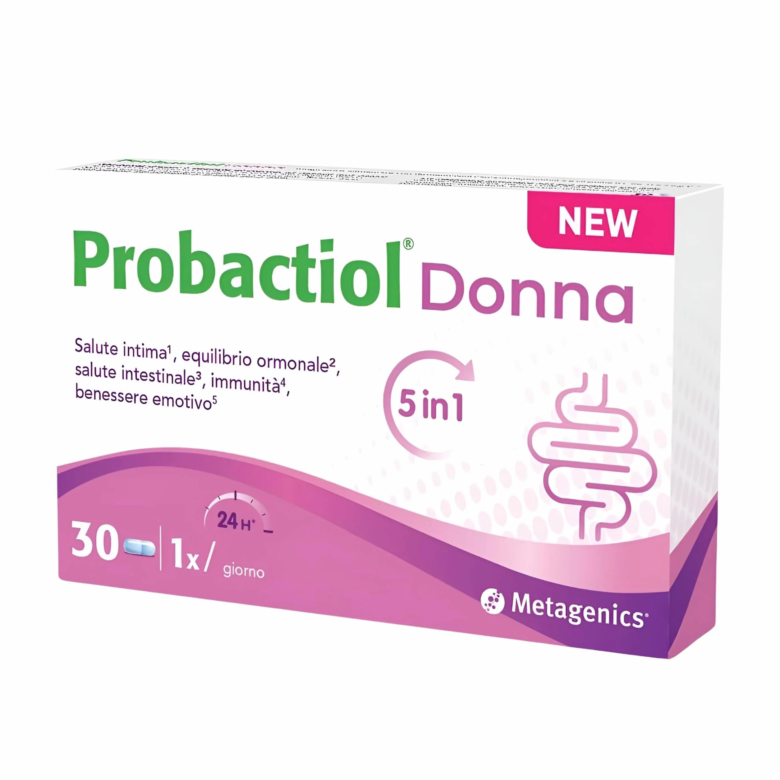 Metagenics Probactiol Donna 5-in-1 Probiotico Salute Femminile 30 Capsule
