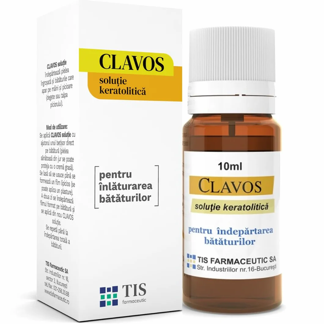 TIS Clavos Solução 10ml Elimina Duroni Calli Verruche Occhi di Pernice Extra Forte