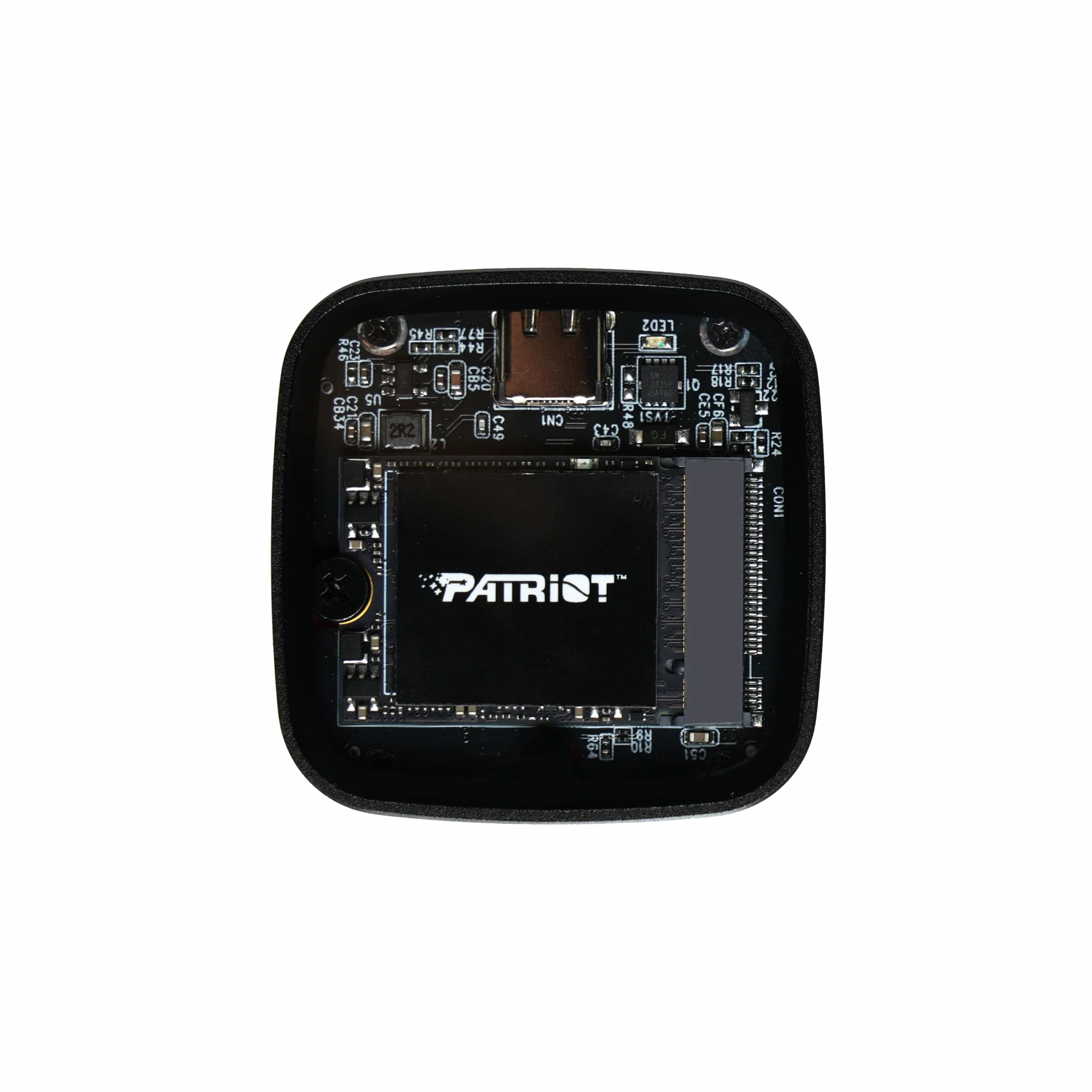 Patriot PDP31 2TB M.2 2230 Type-C - SSD portatile esterno compatto - Lettura sequenziale: fino a 1000 MB/s e scrittura sequenziale: fino a 1000 MB/s - USB 3.2 GEN2 - Unità a stato solido esterna